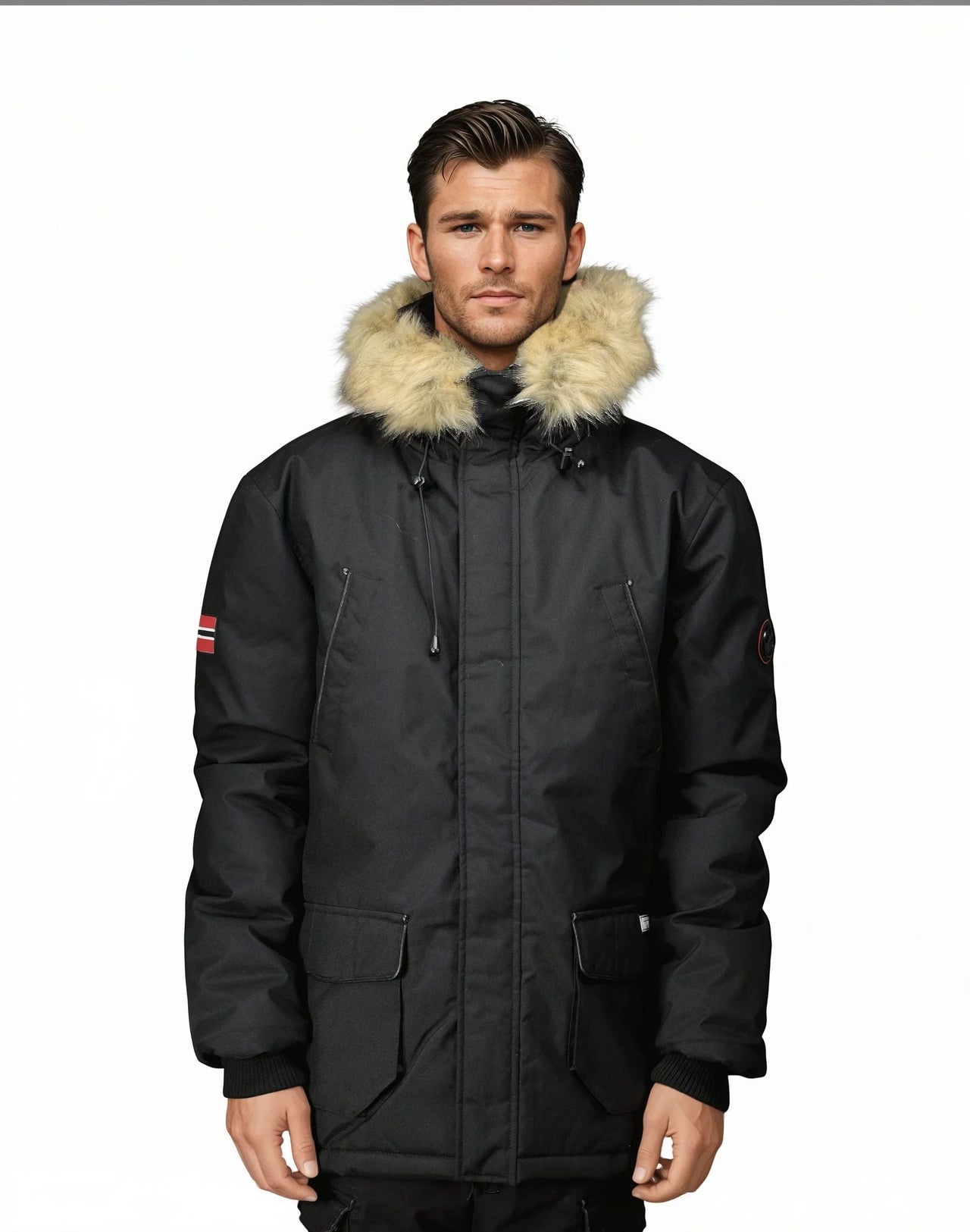 Geographical Norway Claude Homme - Parka mit Reißverschluss - Geographical Norway CLAUDE_MEN_NOIR_S_SDB-CLAUDE_MEN_KAKI_S_SDB-CLAUDE_MEN_MARINE_S_SDB-.CLAUDE_MEN_SCHWARZ_M_SDB-CLAUDE_MEN_KAKI_M_SDB-CLAUDE_MEN_MARINE_M_SDB-CLAUDE_MEN_SCHWARZ_L_SDB-CLAUDE_MEN_KAKI_L_SDB-CLAUDE_MEN_MARINE_L_SDB-CLAUDE_MEN_SCHWARZ_XL_SDB