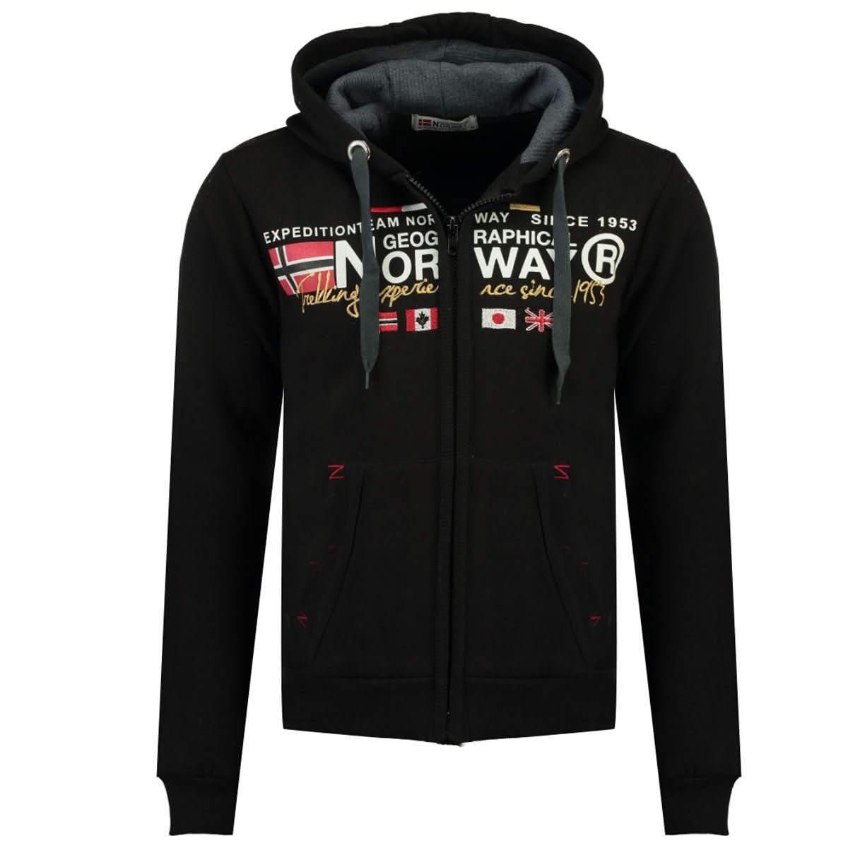 Geographical Norway Galiator Homme - Bestickter Kapuzenpullover - Geographical Norway GALIATOR_MEN_NOIR_S_EO_SDB-GALIATOR_MEN_GRIS_CLAIR_S_EO_SDB-GALIATOR_MEN_MARINE_S_EO_SDB-GALIATOR_MEN_NOIR_M_EO_SDB-.GALIATOR_MEN_HELLGRAU_M_EO_SDB-GALIATOR_MEN_MARINE_M_EO_SDB-GALIATOR_MEN_SCHWARZ_L_EO_SDB-GALIATOR_MEN_HELLGRAU_L_EO_SDB-GALIATOR_MEN_MARINE_L_EO_SDB-GALIATOR_MEN_SCHWARZ_XL_EO_SDB