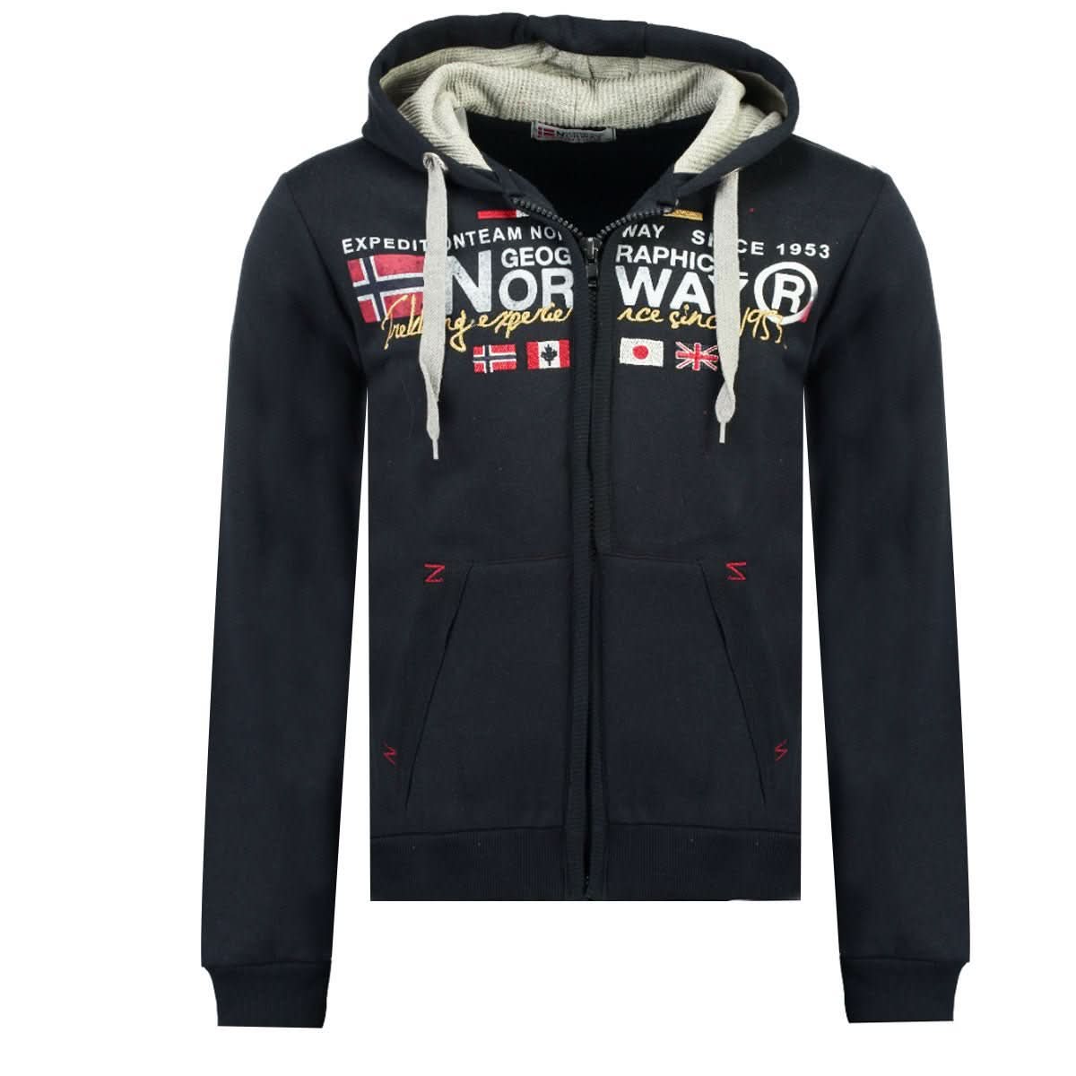 Geographical Norway Galiator Homme - Bestickter Kapuzenpullover - Geographical Norway GALIATOR_MEN_NOIR_S_EO_SDB-GALIATOR_MEN_GRIS_CLAIR_S_EO_SDB-GALIATOR_MEN_MARINE_S_EO_SDB-GALIATOR_MEN_NOIR_M_EO_SDB-.GALIATOR_MEN_HELLGRAU_M_EO_SDB-GALIATOR_MEN_MARINE_M_EO_SDB-GALIATOR_MEN_SCHWARZ_L_EO_SDB-GALIATOR_MEN_HELLGRAU_L_EO_SDB-GALIATOR_MEN_MARINE_L_EO_SDB-GALIATOR_MEN_SCHWARZ_XL_EO_SDB