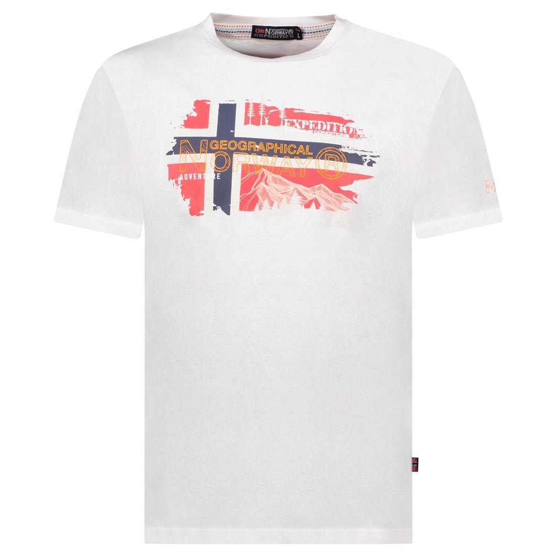 Geographical Norway JYSUIS - Herren T-Shirt Kurzarm mit Flagge - Geographical Norway JYSUIS_MEN_MARINE_S_SDB-JYSUIS_MEN_BLANC_S_SDB-JYSUIS_MEN_MARINE_M_SDB-.JYSUIS_MEN_BLANC_M_SDB-JYSUIS_MEN_MARINE_L_SDB-JYSUIS_MEN_BLANC_L_SDB-JYSUIS_MEN_MARINE_XL_SDB-JYSUIS_MEN_BLANC_XL_SDB-JYSUIS_MEN_MARINE_XXL_SDB-JYSUIS_MEN_BLANC_XXL_SDB