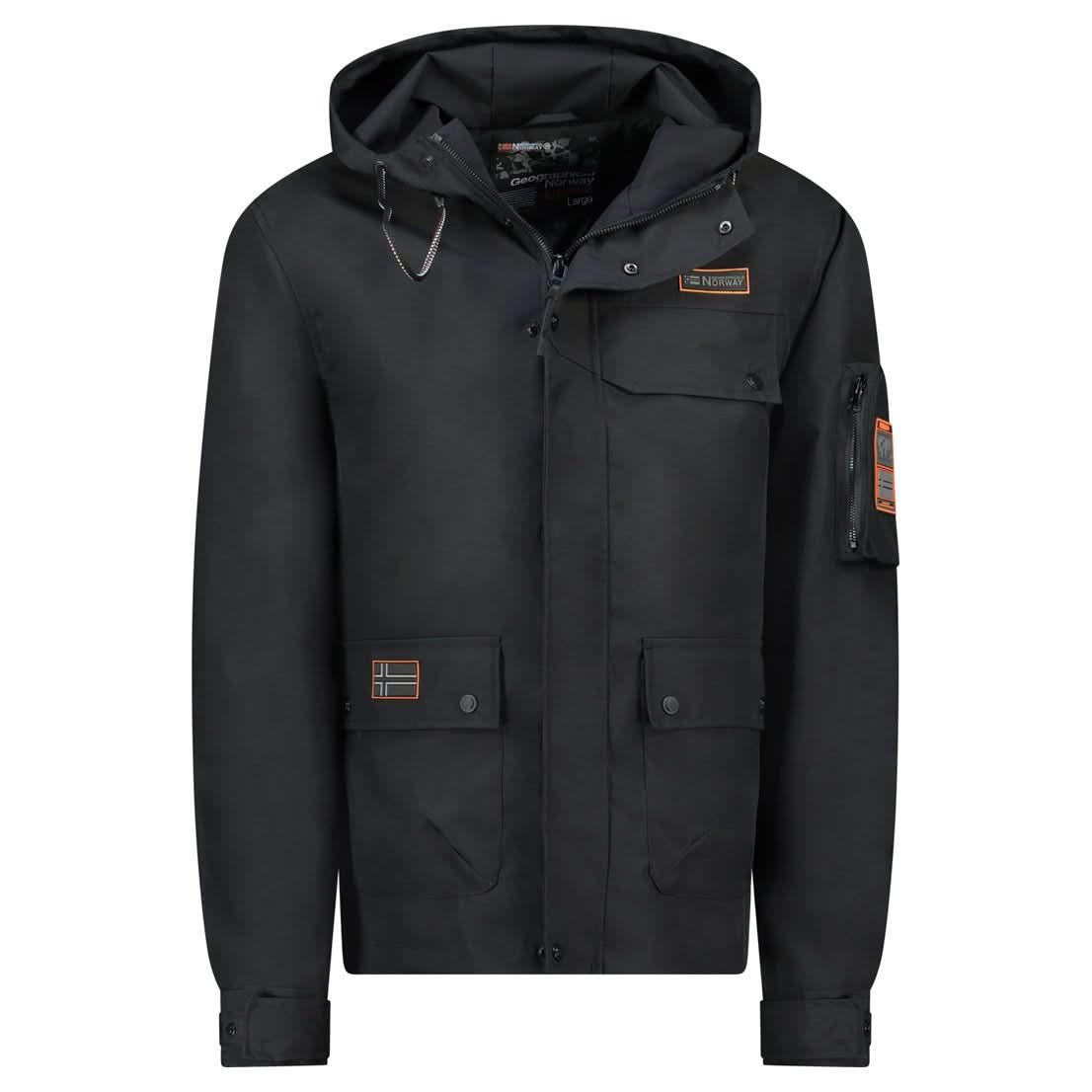 Geographical Norway BAKIROU Homme - Spring Jacket mit Kapuze - Geographical Norway BAKIROU_MEN_KAKI_S_SDB-BAKIROU_MEN_KAKI_M_SDB-BAKIROU_MEN_KAKI_L_SDB-.BAKIROU_MEN_KAKI_XL_SDB-BAKIROU_MEN_KAKI_XXL_SDB-BAKIROU_MEN_KAKI_3XL_SDB-BAKIROU_MEN_NOIR_S_SDB-BAKIROU_MEN_NOIR_M_SDB-BAKIROU_MEN_NOIR_L_SDB-BAKIROU_MEN_NOIR_XL_SDB