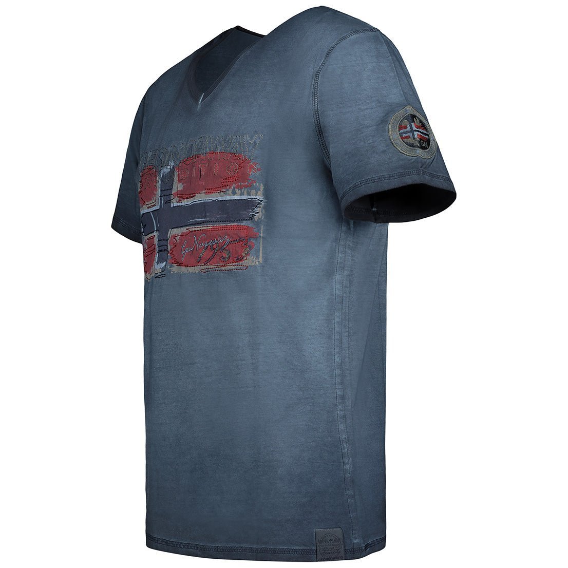 Geographical Norway Joasis Homme - T-Shirt mit V-Ausschnitt - Geographical Norway JOASIS_MEN_GRIS_CLAIR_S_SDB-JOASIS_MEN_GRIS_CLAIR_M_SDB-JOASIS_MEN_GRIS_CLAIR_L_SDB-.JOASIS_MEN_HELLGRAU_XL_SDB-JOASIS_MEN_HELLGRAU_XXL_SDB-JOASIS_MEN_HELLGRAU_3XL_SDB-JOASIS_MEN_BEIGE_M_SDB-JOASIS_MEN_BEIGE_L_SDB-JOASIS_MEN_BEIGE_XL_SDB-JOASIS_MEN_BEIGE_XXL_SDB