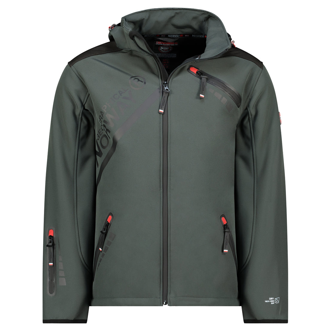 Geographical Norway TWOPAC Homme - Softshell Dunkelgrau