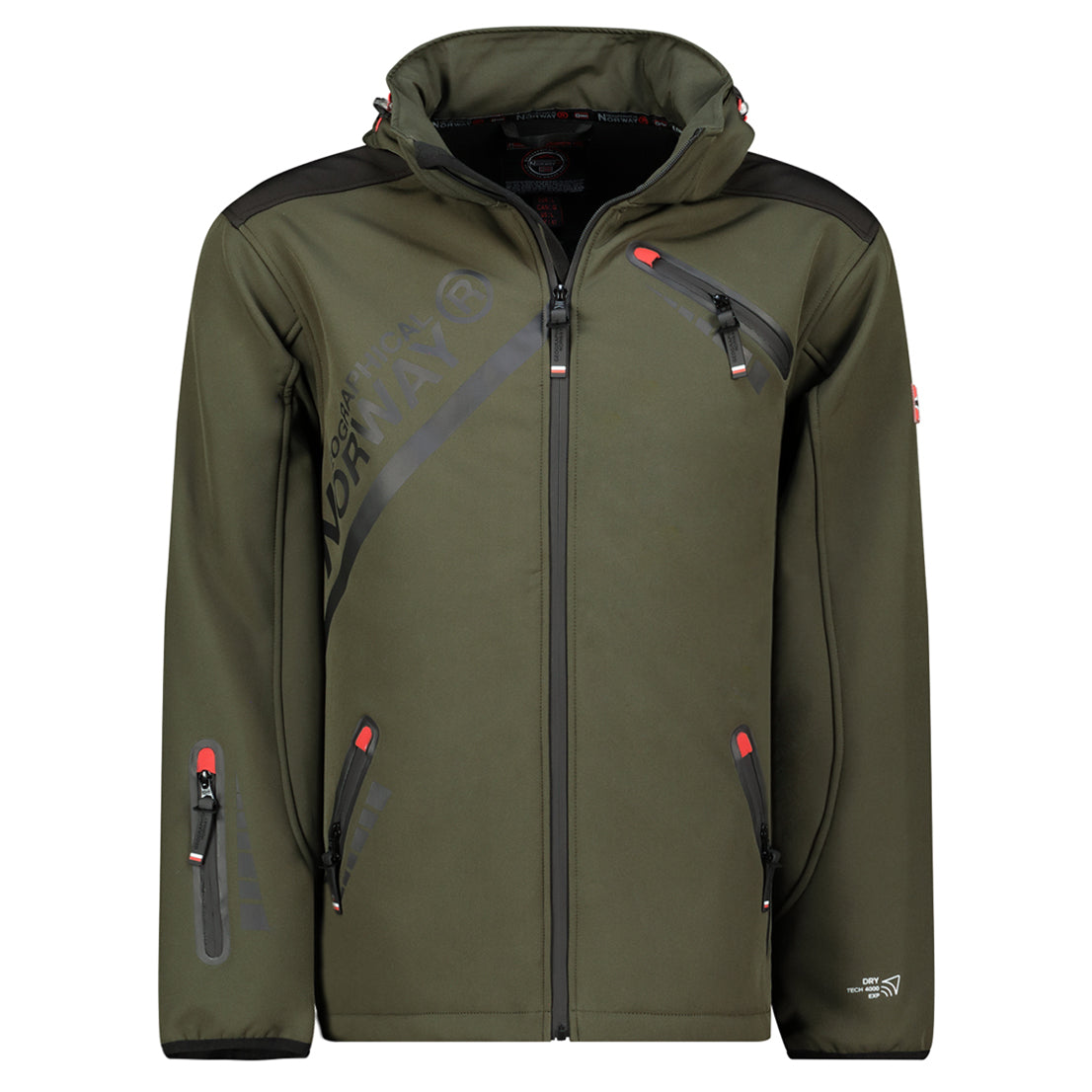 Geographical Norway TWOPAC Homme - Softshell Gelb Fluo