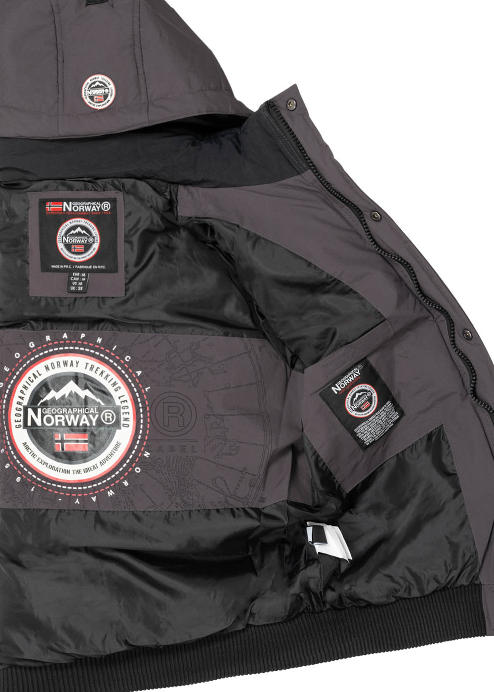 Geographical Norway Volva Homme - Gesteppter Parka - Geographical Norway VOLVA_MEN_GRIS_FONCE_S_SDB-VOLVA_MEN_MARINE_S_SDB-VOLVA_MEN_GRIS_FONCE_M_SDB-VOLVA_MEN_MARINE_M_SDB-.VOLVA_MEN_GRAU_FONCE_L_SDB-VOLVA_MEN_MARINE_L_SDB-VOLVA_MEN_MARINE_XL_SDB-VOLVA_MEN_GRAU_FONCE_XL_SDB-VOLVA_MEN_GRAU_FONCE_XXL_SDB-VOLVA_MEN_MARINE_XXL_SDB