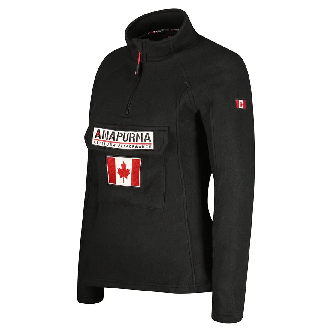 Tymclassana Anapurna Hz Damen - Fleece - Geographical Norway TYMCLASSANA_LADY_HZ_NOIR_M_AN_SDB-TYMCLASSANA_LADY_HZ_NOIR_XL_AN_SDB