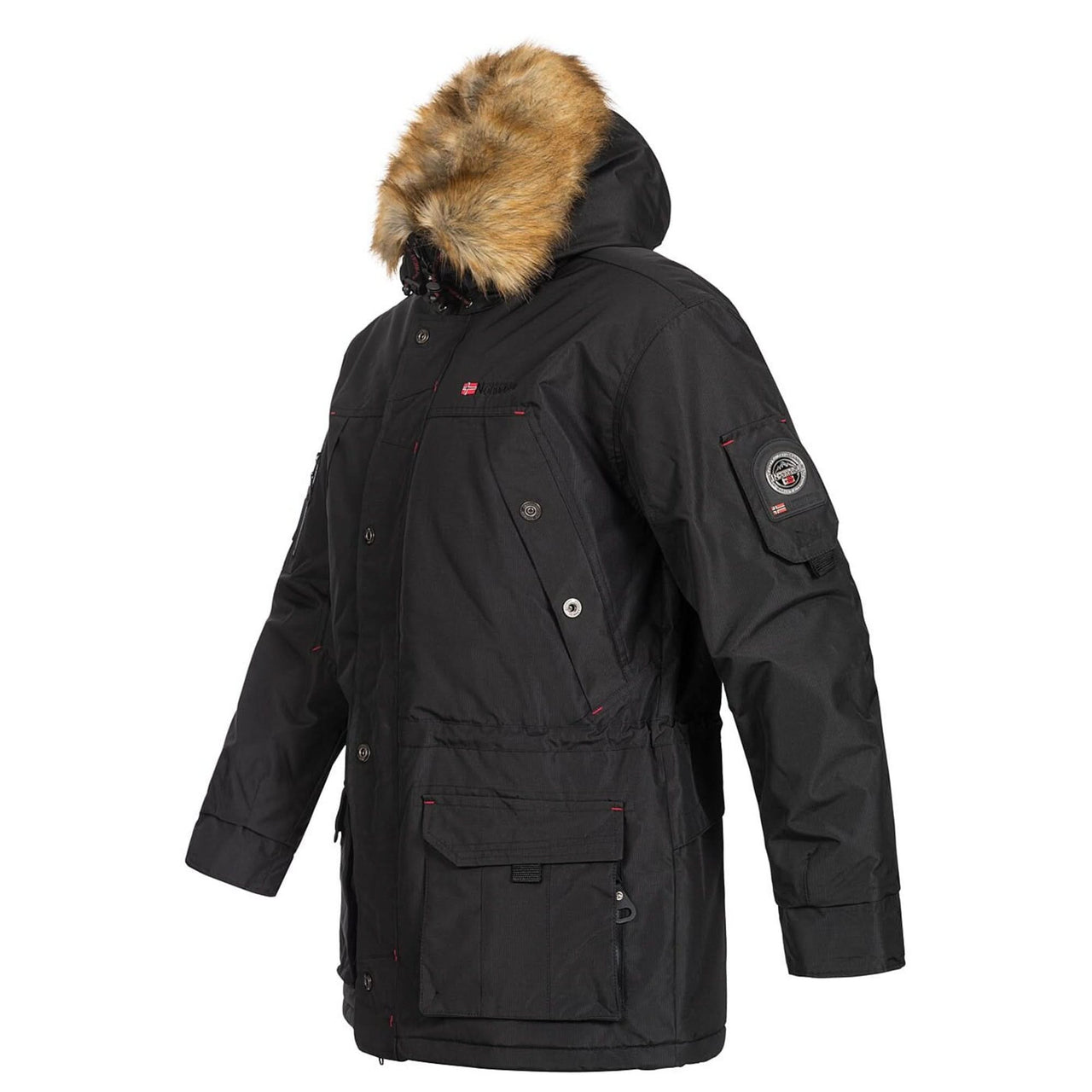 Geographical Norway Abiosaure Homme - Warmer Parka mit Kapuze - Geographical Norway ABIOSAURE_MEN_GRIS_FONCE_S_SDB-ABIOSAURE_MEN_GRIS_FONCE_M_SDB-ABIOSAURE_MEN_GRIS_FONCE_L_SDB-.ABIOSAURE_MENGRIS_FONCE_XL_SDB-ABIOSAURE_MENGRIS_FONCE_XXL_SDB-ABIOSAURE_MENGRIS_FONCE_3XL_SDB-ABIOSAURE_MEN_KAKI_S_SDB-ABIOSAURE_MEN_KAKI_M_SDB-ABIOSAURE_MEN_KAKI_L_SDB-ABIOSAURE_MEN_KAKI_XL_SDB