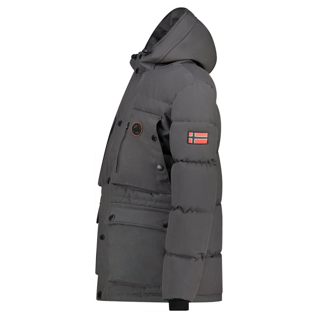 Geographical Norway Albert Homme - Parka - Geographical Norway - S Dunkelgrau