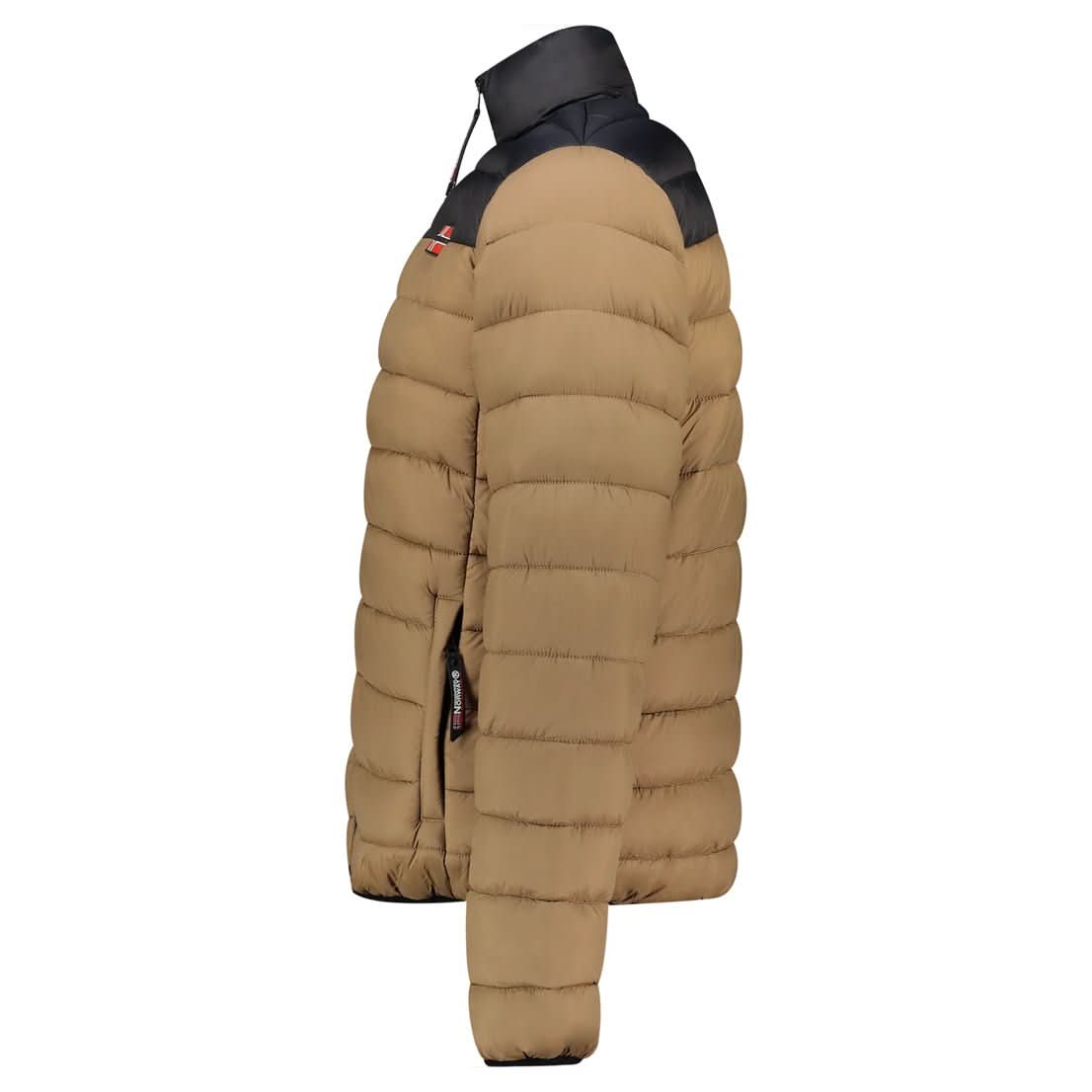 Geographical Norway AMIGOCLERC Homme - Steppjacke mit Kontrast - Geographical Norway - S Taupe