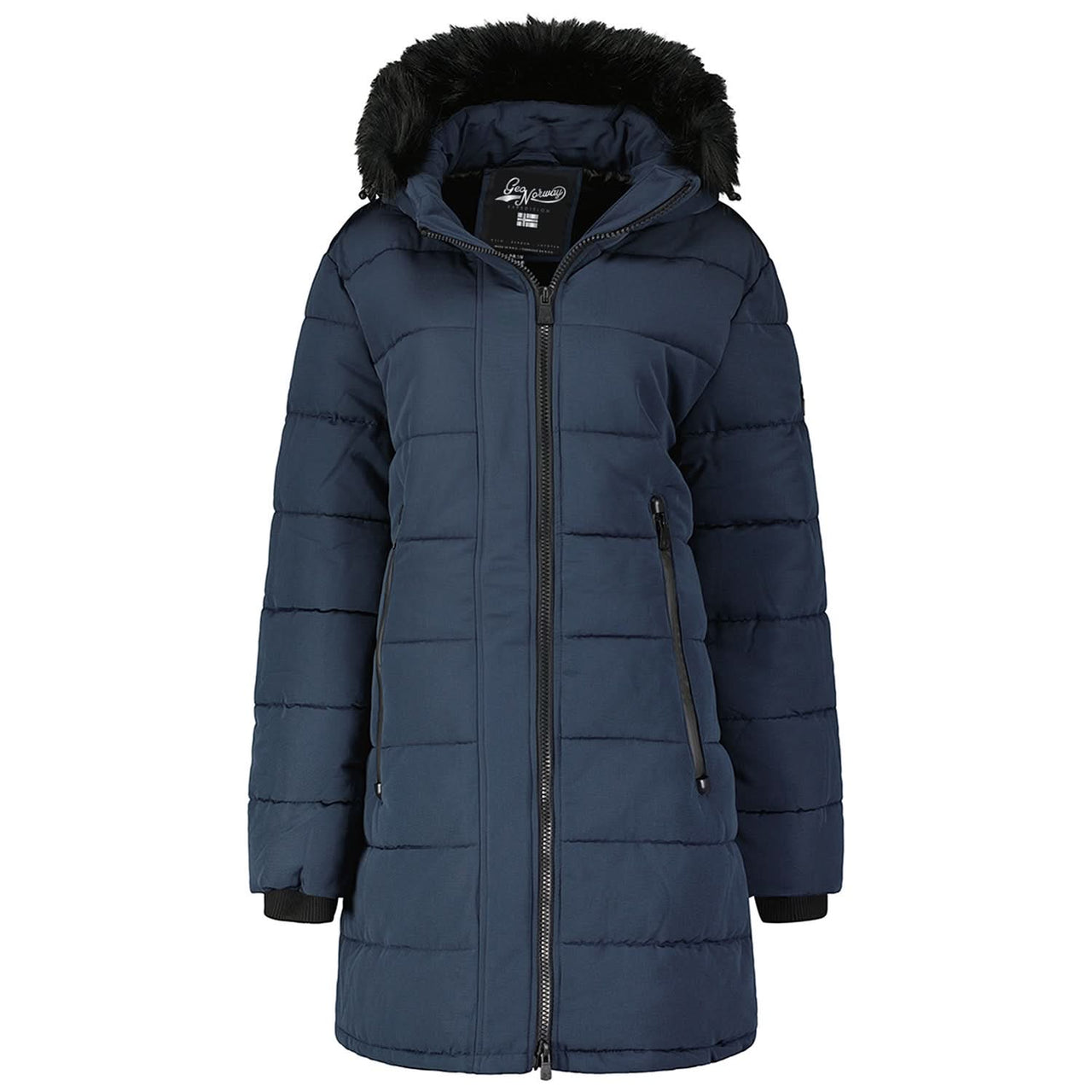 Geographical Norway Strauß Women - Steppjacke Lang - Geographical Norway Strauß_LADY_MARINE_S_SDB-AUTRUCHE_LADY_MARINE_M_SDB-AUTRUCHE_LADY_MARINE_L_SDB-.STRAUSS_LADY_MARINE_XL_SDB-STRAUSS_LADY_MARINE_XXL_SDB-STRAUSS_LADY_SCHWARZ_S_SDB-STRAUSS_LADY_SCHWARZ_M_SDB-STRAUSS_LADY_SCHWARZ_L_SDB-STRAUSS_LADY_SCHWARZ_XL_SDB-STRAUSS_LADY_SCHWARZ_XXL_SDB