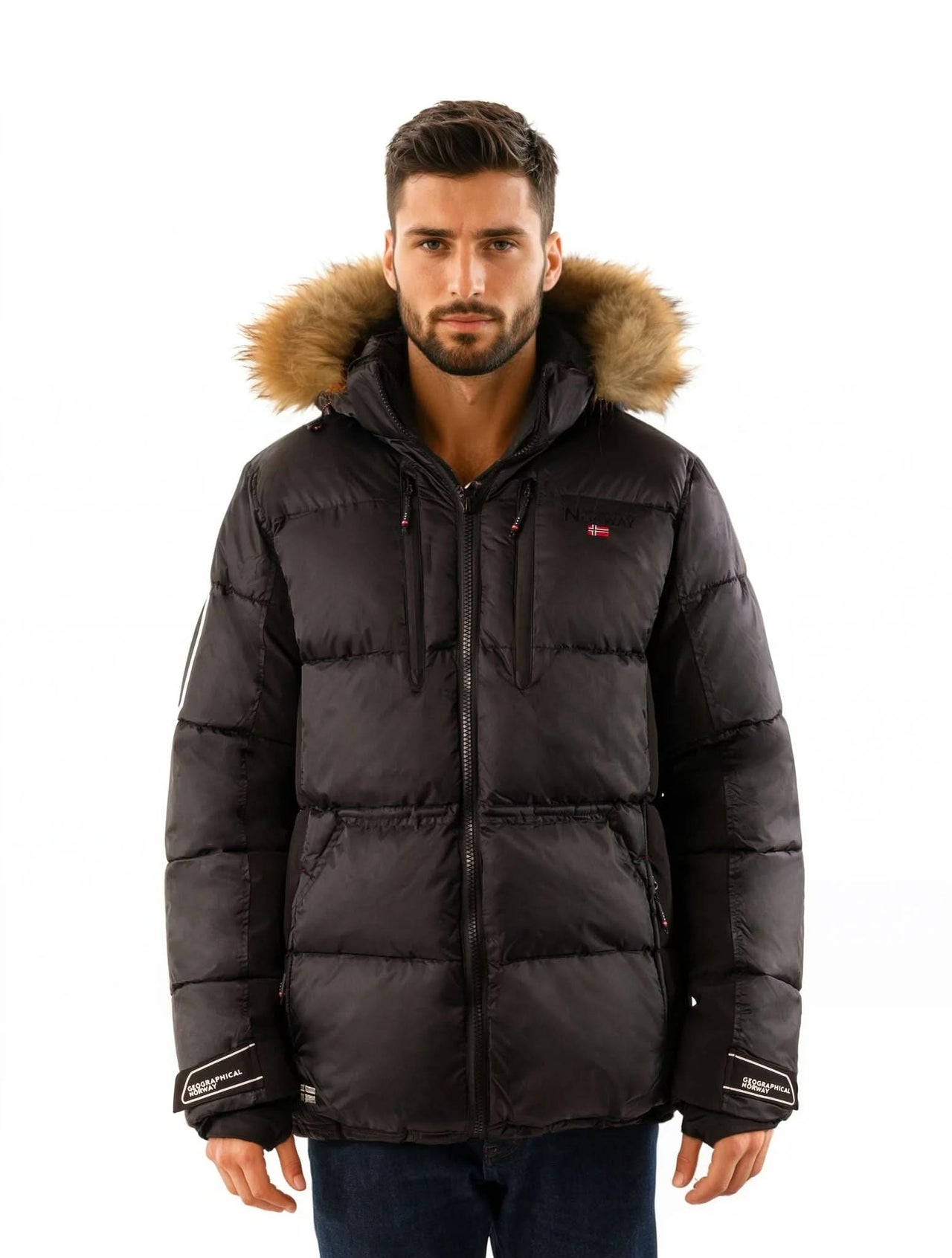 Geographical Norway Danone Homme - Herrenparka aus zwei Materialien - Geographical Norway DANONE_MEN_MARINE_S_SDB-DANONE_MEN_NOIR_S_SDB-DANONE_MEN_MARINE_M_SDB-DANONE_MEN_SCHWARZ_M_SDB-DANONE_MEN_MARINE_L_SDB-DANONE_MEN_SCHWARZ_L_SDB-DANONE_MEN_MARINE_XL_SDB-DANONE_MEN_SCHWARZ_XL_SDB-DANONE_MEN_SCHWARZ_XXL_SDB-DANONE_MEN_MARINE_XXL_SDB