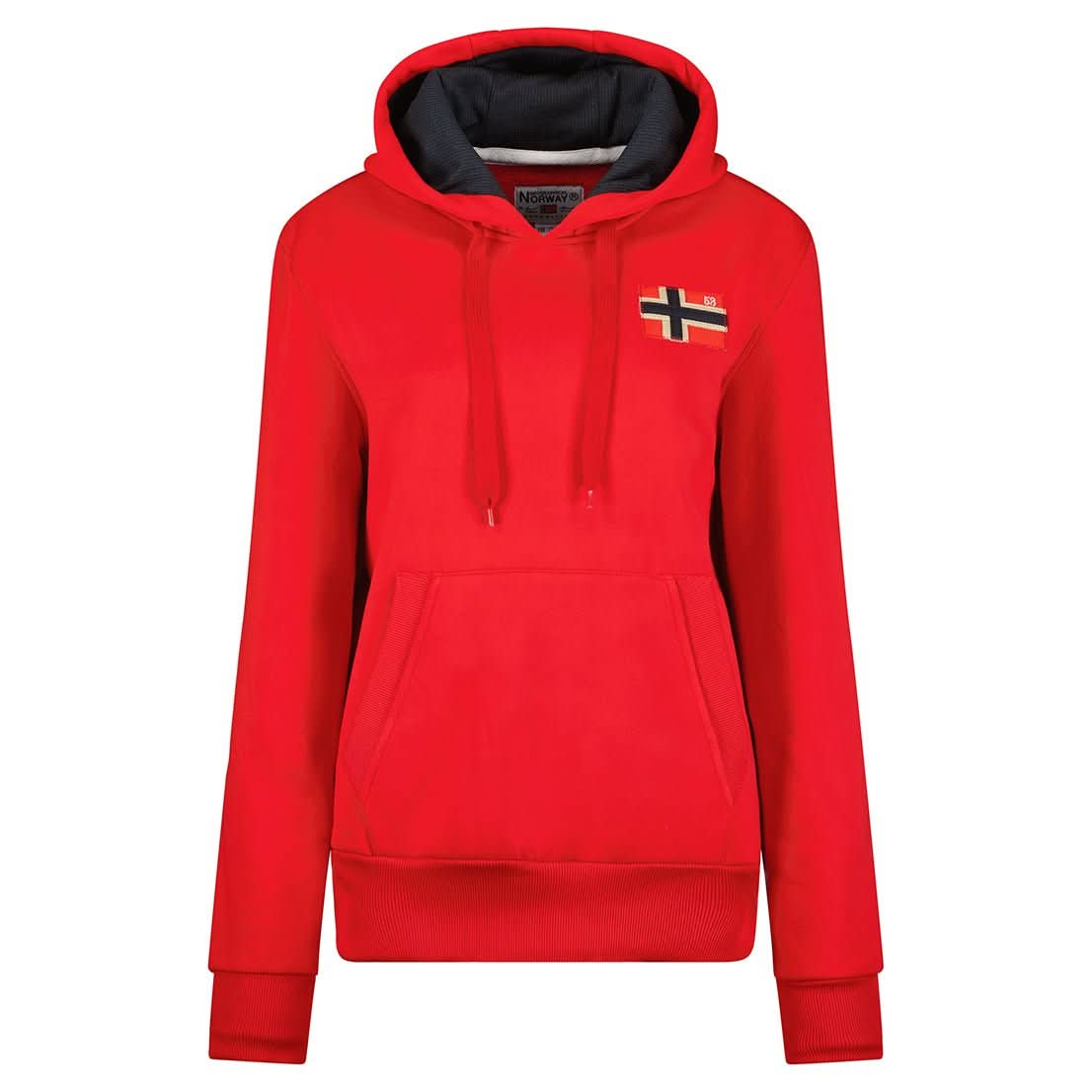 Geographical Norway Genifer Damen - Sweatshirt - Geographical Norway - S Rot