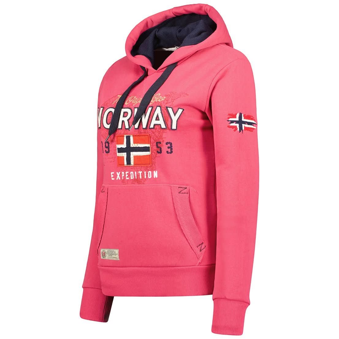 Geographical Norway Guitre Damen - Sweatshirt mit Kapuze - Geographical Norway GUITRE_LADY_NOIR_S_SDB-GUITRE_LADY_ROUGE_S_SDB-GUITRE_LADY_GRIS_CLAIR_S_SDB-.GITARRE_LADY_ROSA_FLASH_S_S_SDB-GUITRE_LADY_MARINE_S_S_SDB-GUITRE_LADY_SCHWARZ_M_SDB-GUITRE_LADY_ROT_M_SDB-GUITRE_LADY_KLARES_GRAU_M_SDB-GUITRE_LADY_ROSA_FLASH_M_SDB-GUITRE_LADY_MARINE_M_SDB