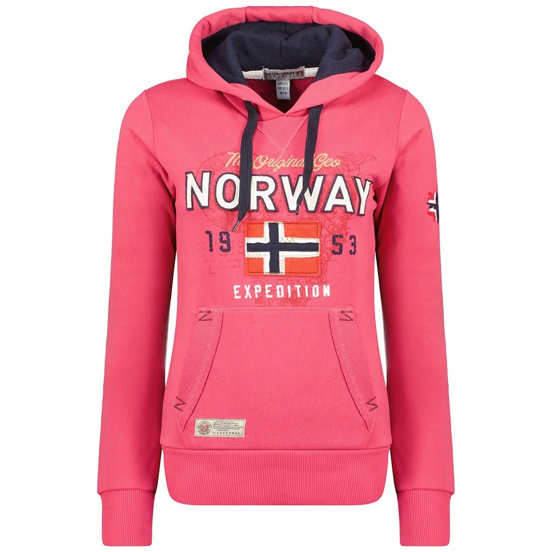 Geographical Norway Guitre Damen - Sweatshirt mit Kapuze - Geographical Norway GUITRE_LADY_NOIR_S_SDB-GUITRE_LADY_ROUGE_S_SDB-GUITRE_LADY_GRIS_CLAIR_S_SDB-.GITARRE_LADY_ROSA_FLASH_S_S_SDB-GUITRE_LADY_MARINE_S_S_SDB-GUITRE_LADY_SCHWARZ_M_SDB-GUITRE_LADY_ROT_M_SDB-GUITRE_LADY_KLARES_GRAU_M_SDB-GUITRE_LADY_ROSA_FLASH_M_SDB-GUITRE_LADY_MARINE_M_SDB