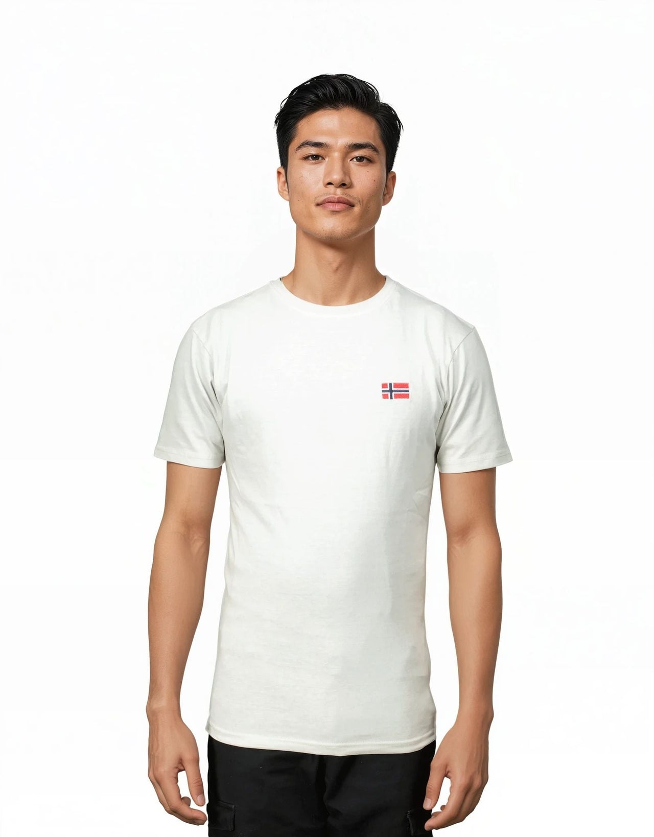 Geographical Norway Jactus - T-Shirt Mann Kurzarm mit Flagge - Geographical Norway JACTUS_MEN_BEIGE_S_SDB-JACTUS_MEN_BEIGE_M_SDB-JACTUS_MEN_BEIGE_L_SDB-.JACTUS_MEN_BEIGE_XL_SDB-JACTUS_MEN_BEIGE_XXL_SDB-JACTUS_MEN_BEIGE_3XL_SDB-JACTUS_MEN_BLEU_S_SDB-JACTUS_MEN_BLEU_M_SDB-JACTUS_MEN_BLEU_L_SDB-JACTUS_MEN_BLEU_XL_SDB