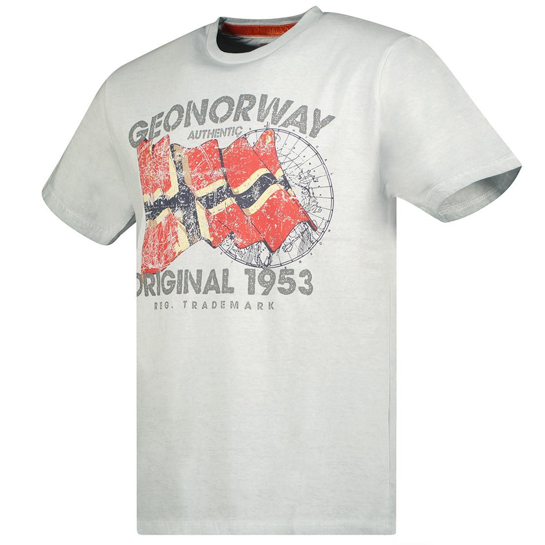 Geographical Norway Japoral Mann - T-Shirt mit kurzen Ärmeln und Rundhalsausschnitt - Geographical Norway JAPORAL_MEN_BLEU_S_SDB-JAPORAL_MEN_BLEU_M_SDB-JAPORAL_MEN_BLEU_L_SDB-.JAPORAL_MEN_BLUE_XL_SDB-JAPORAL_MEN_BLEU_XXL_SDB-JAPORAL_MEN_BLEU_3XL_SDB-JAPORAL_MEN_CORAIL_S_SDB-JAPORAL_MEN_CORAIL_M_SDB-JAPORAL_MEN_CORAIL_L_SDB-JAPORAL_MEN_CORAIL_XL_SDB