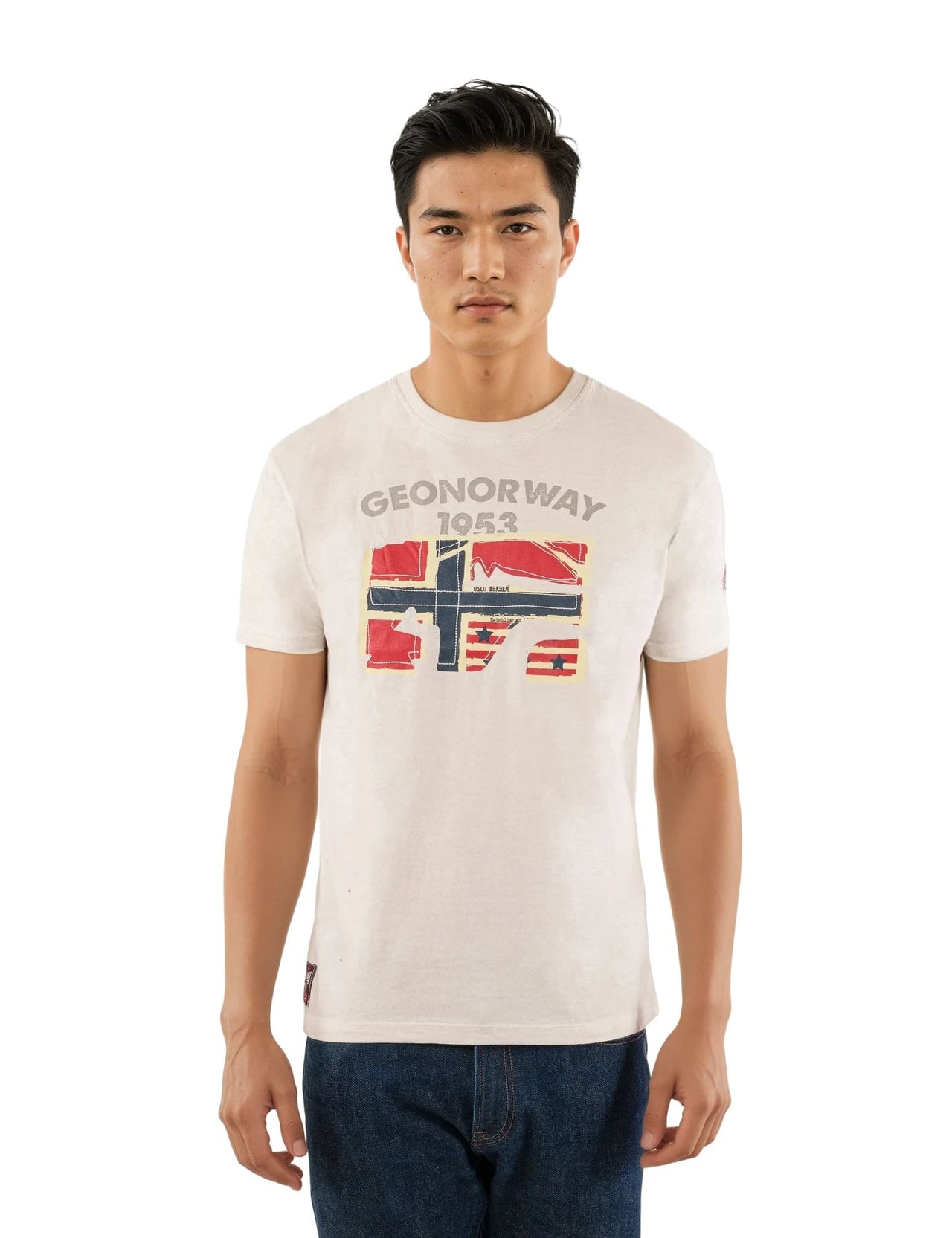 Geographical Norway Jotz Homme - Kurzärmeliges T-Shirt - Geographical Norway JOTZ_MEN_BLEU_S_SDB-JOTZ_MEN_BLEU_MSDB-JOTZ_MEN_BLEU_L_SDB-JOTZ_MEN_BLEU_XL_SDB-.JOTZ_MEN_BLUE_XXL_SDB-JOTZ_MEN_BLEU_3XL_SDB-JOTZ_MEN_GRAU_CLAIR_S_SDB-JOTZ_MEN_GRAU_CLAIR_M_SDB-JOTZ_MEN_GRAU_CLAIR_L_SDB-JOTZ_MEN_GRAU_CLAIR_XL_SDB