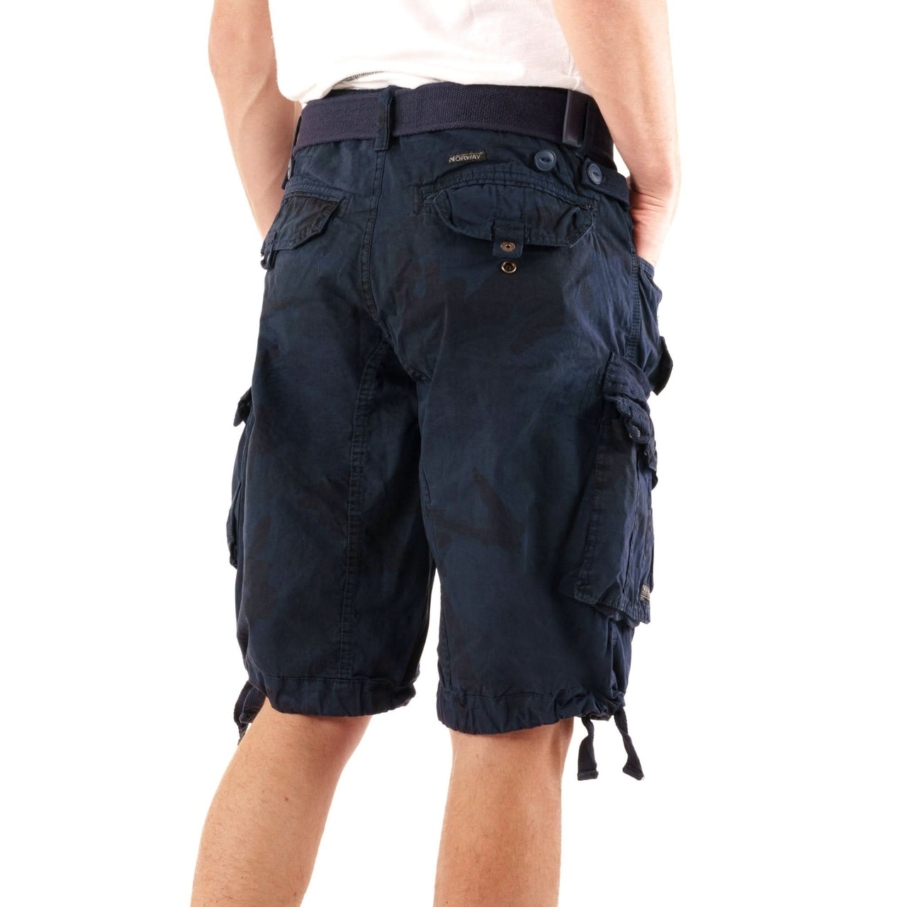 Geographical Norway Panoramic Homme - Bermuda Camo Marine - Geographical Norway - S Camo Marine