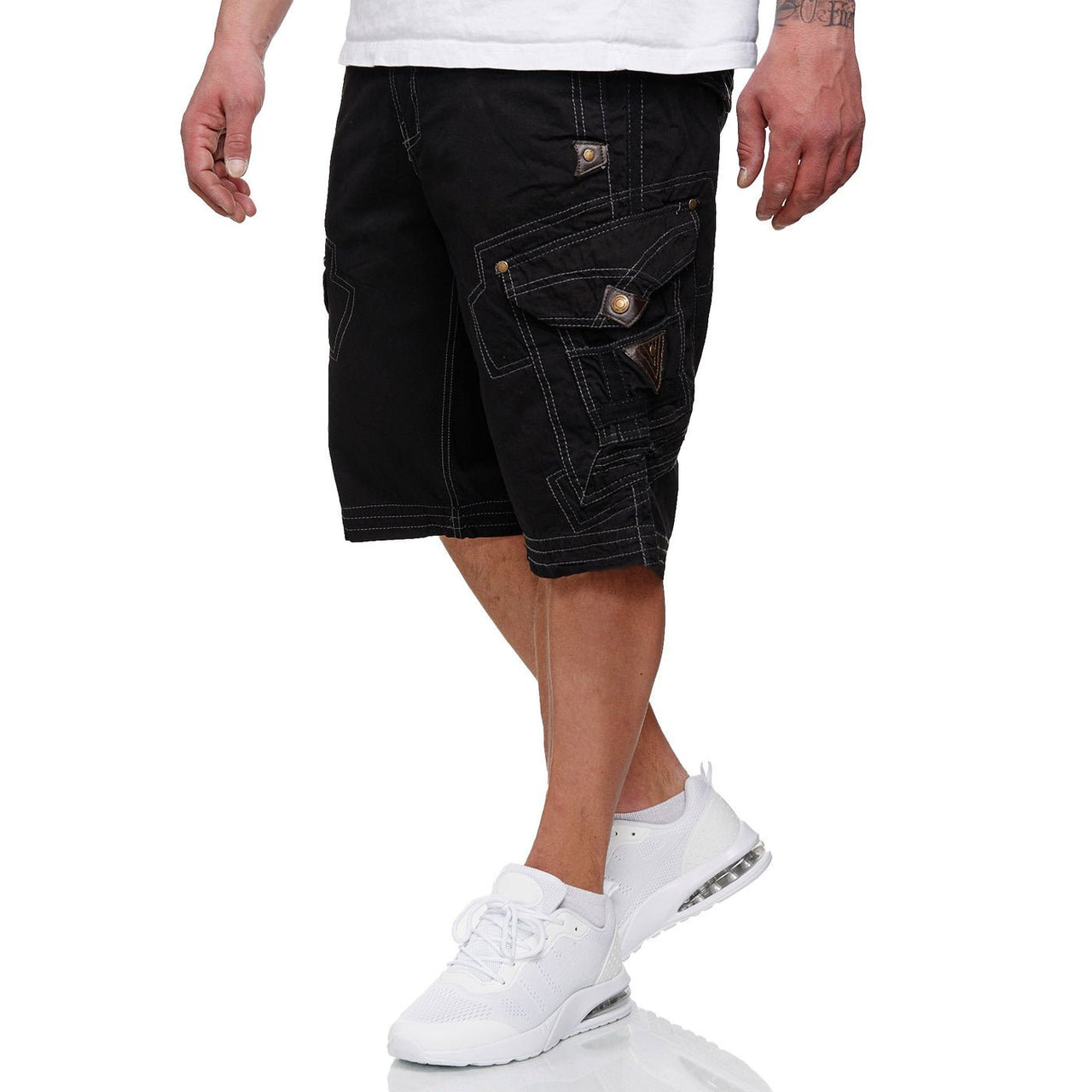 Geographical Norway Peanut Homme - Bermuda-Shorts - Geographical Norway - S Schwarz