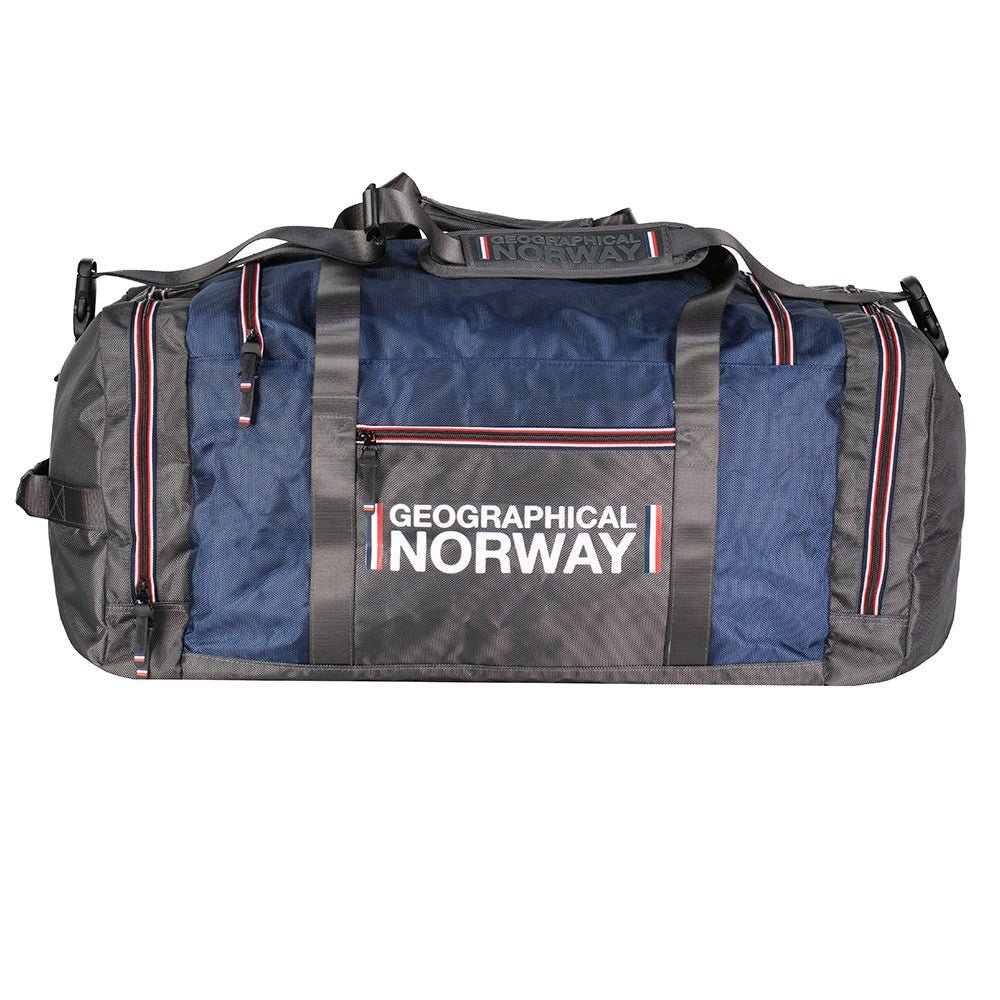 Geographical Norway Shannon - Große Sport- und Reisetasche mit Taschen und Tragegriff - Geographical Norway SHANNON_SAC_KAKI_NOIR_SDB-SHANNON_SAC_NOIR_GRIS_FONCE_SDB-SHANNON_SAC_MARINE_GRIS_FONCE_SDB-SHANNON_SAC_GRIS_FONCE_MARINE_SDB-SHANNON_SAC_ROUGE_MARINE_SDB