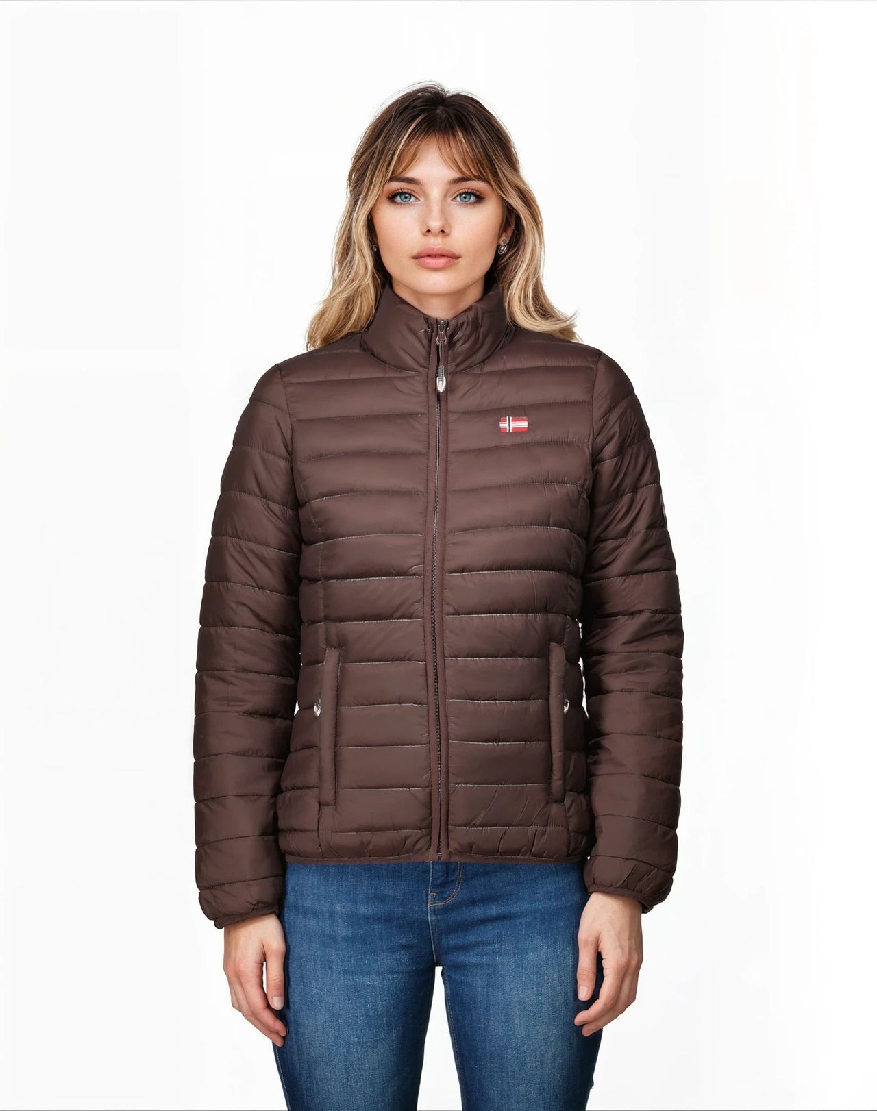 Geographical Norway ATIKA Women - Quilted Jacket with Pockets - Geographical Norway ATIKA_LADY_BASIC_CAMEL_S_SDB-ATIKA_LADY_BASIC_CAMEL_M_SDB-ATIKA_LADY_BASIC_CAMEL_L_SDB-ATIKA_LADY_BASIC_CAMEL_XL_SDB-ATIKA_LADY_BASIC_CAMEL_XXL_SDB-ATIKA_LADY_BASIC_FUCHSIA_S_SDB-ATIKA_LADY_BASIC_FUCHSIA_M_SDB-ATIKA_LADY_BASIC_FUCHSIA_L_SDB-ATIKA_LADY_BASIC_FUCHSIA_XL_SDB-ATIKA_LADY_BASIC_FUCHSIA_XXL_SDB