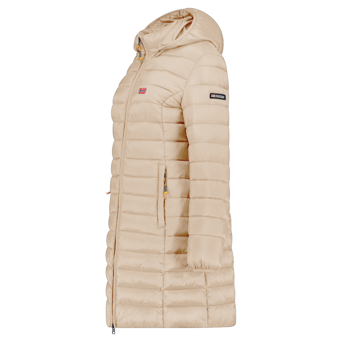 Geographical Norway ATIKOLOR LONG HOOD Women - Jacket Beige