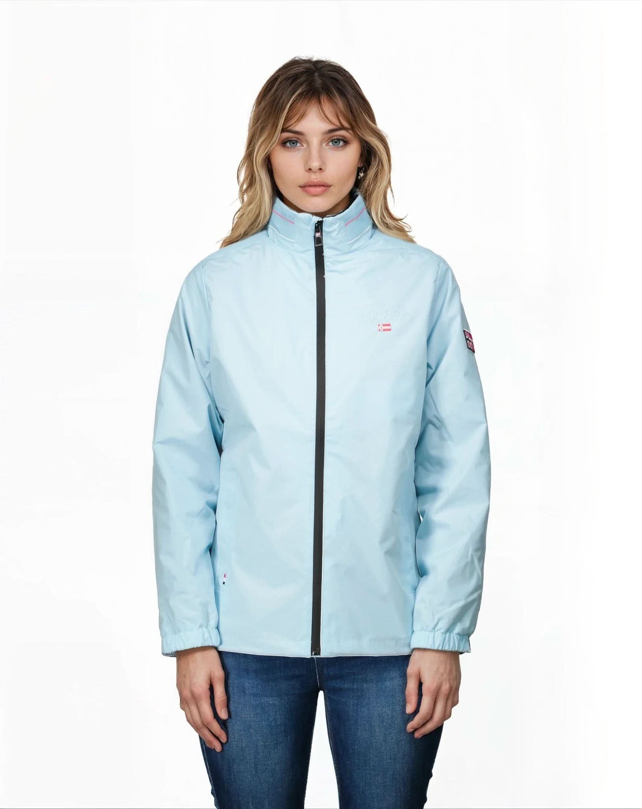 Geographical Norway BIRMO Women - Lightweight Spring Jacket in Polyester - Geographical Norway BIRMO_LADY_BLEU_CIEL_S_SDB-BIRMO_LADY_BLEU_CIEL_M_SDB-BIRMO_LADY_BLEU_CIEL_L_SDB-BIRMO_LADY_BLEU_CIEL_XL_SDB-BIRMO_LADY_BLEU_CIEL_XXL_SDB-BIRMO_LADY_MARINE_S_SDB-BIRMO_LADY_MARINE_M_SDB-BIRMO_LADY_MARINE_L_SDB-BIRMO_LADY_MARINE_XL_SDB-BIRMO_LADY_MARINE_XXL_SDB