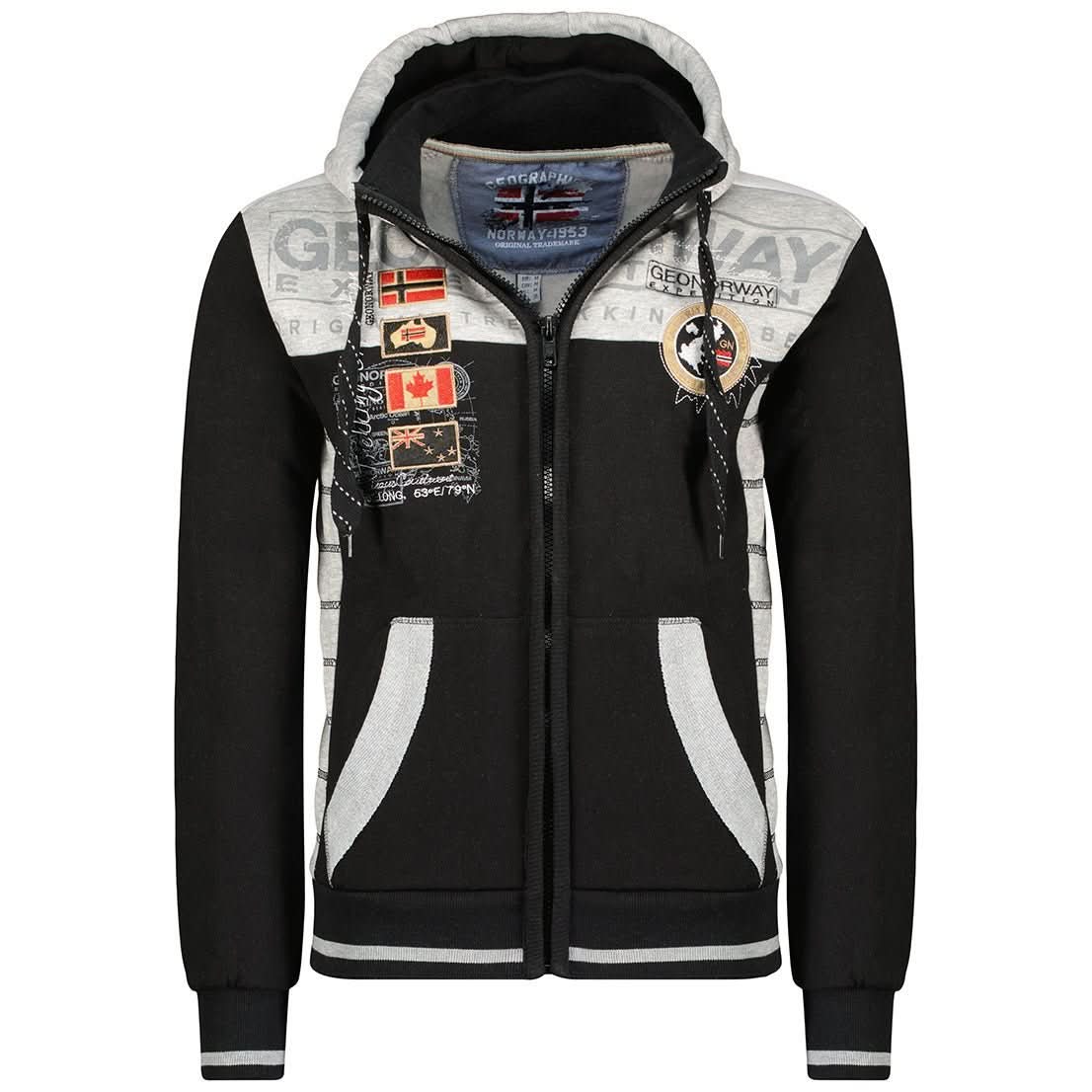 Geographical Norway Geday Homme - Zip sweatshirt - Geographical Norway GEDAY_MEN_MARINE_S_EO_SDB-GEDAY_MEN_GRIS_FONCE_S_EO_SDB-GEDAY_MEN_GRIS_CLAIR_S_EO_SDB-GEDAY_MEN_NOIR_S_EODB-GEDAY_MEN_MARINE_M_EO_SDB-GEDAY_MEN_GRIS_CLAIR_M_EO_SDB-GEDAY_MEN_NOIR_M_EO_SDB-GEDAY_MEN_GRIS_FONCE_M_EO_SDB-GEDAY_MEN_MARINE_L_EO_SDB-GEDAY_MEN_NOIR_L_EO_SDB