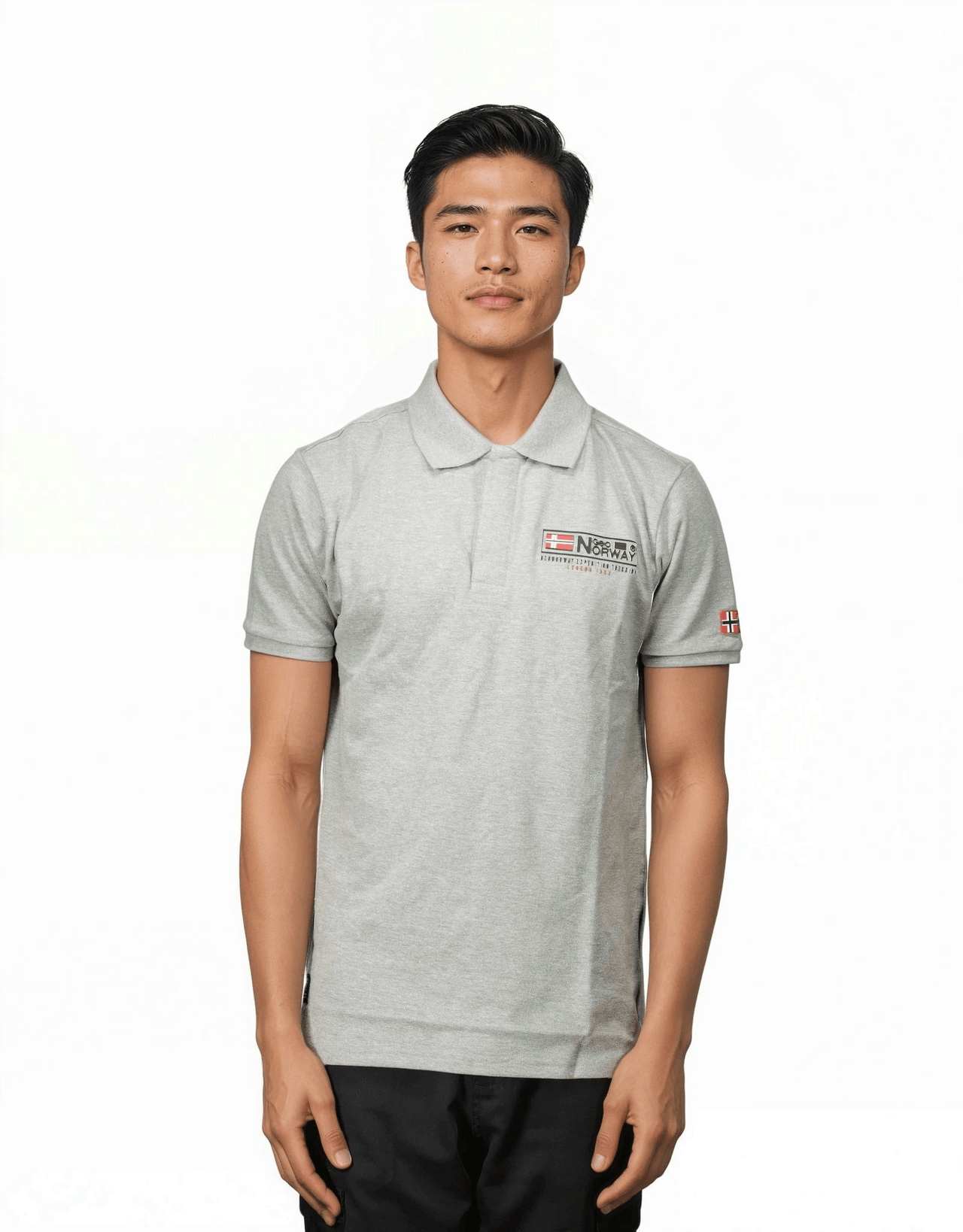 Geographical Norway KOFFROY Homme - Polo Short Sleeve 100% Cotton - Geographical Norway KOFFROY_MEN_GRIS_CLAIR_S_SDB-KOFFROY_MEN_GRIS_CLAIR_M_SDB-KOFFROY_MEN_GRIS_CLAIR_L_SDB-KOFFROY_MEN_GRIS_CLAIR_XL_SDB-KOFFROY_MEN_GRIS_CLAIR_XXL_SDB-KOFFROY_MEN_GRIS_CLAIR_3XL_SDB-KOFFROY_MEN_NOIR_S_SDB-KOFFROY_MEN_NOIR_M_SDB-KOFFROY_MEN_NOIR_L_SDB-KOFFROY_MEN_NOIR_XL_SDB