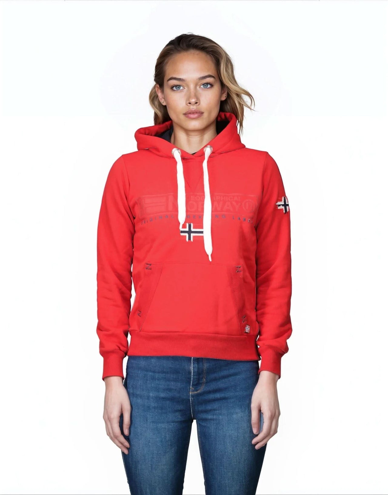 Geographical Norway Gasic Women - Hooded sweatshirt - Geographical Norway GASIC_LADY_MARINE_SDB-GASIC_LADY_GRIS_CLAIR_SDB-GASIC_LADY_NOIR_SDB-GASIC_LADY_ROSE_FLASH_S_SDB-GASIC_LADY_ROUGE_S_SDB-GASIC_LADY_MARINE_M_SDB-GASIC_LADY_GRIS_CLAIR_M_SDB-GASIC_LADY_NOIR_M_SDB-GASIC_LADY_ROSE_FLASH_M_SDB-GASIC_LADY_ROUGE_M_SDB