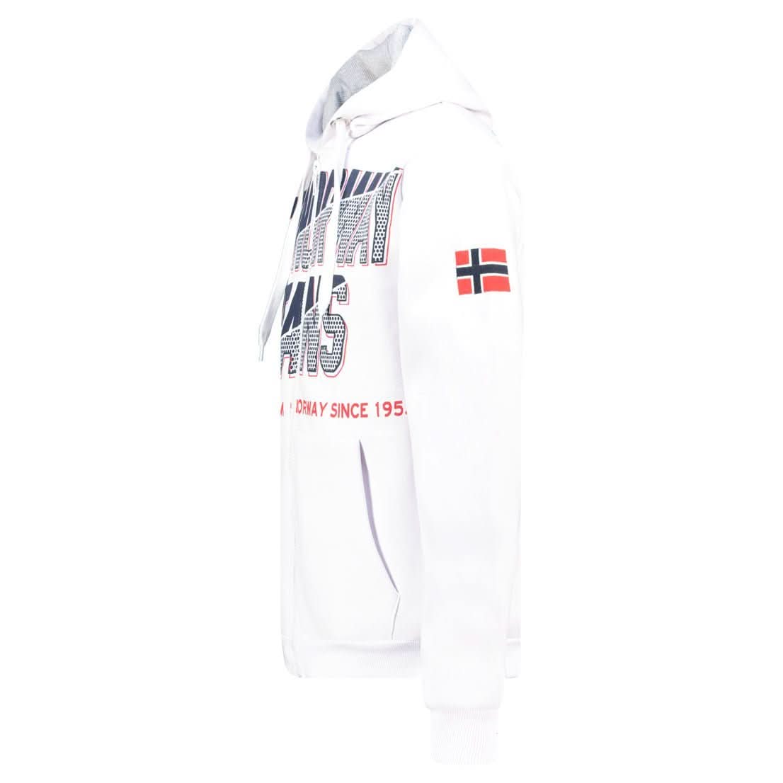 Geographical Norway GASPER Men - Zip Hoodie with Prints and Flag - Geographical Norway GASPER_MEN_ROUGE_S_SDB-GASPER_MEN_NOIR_S_SDB-GASPER_MEN_BLANC_S_SDB-GASPER_MEN_MARINE_S_SDB-GASPER_MEN_GRIS_CLAIR_S_SDB-GASPER_MEN_BLANC_M_SDB-GASPER_MEN_MARINE_M_SDB-GASPER_MEN_GRIS_CLAIR_M_SDB-GASPER_MEN_NOIR_M_SDB-GASPER_MEN_ROUGE_M_SDB