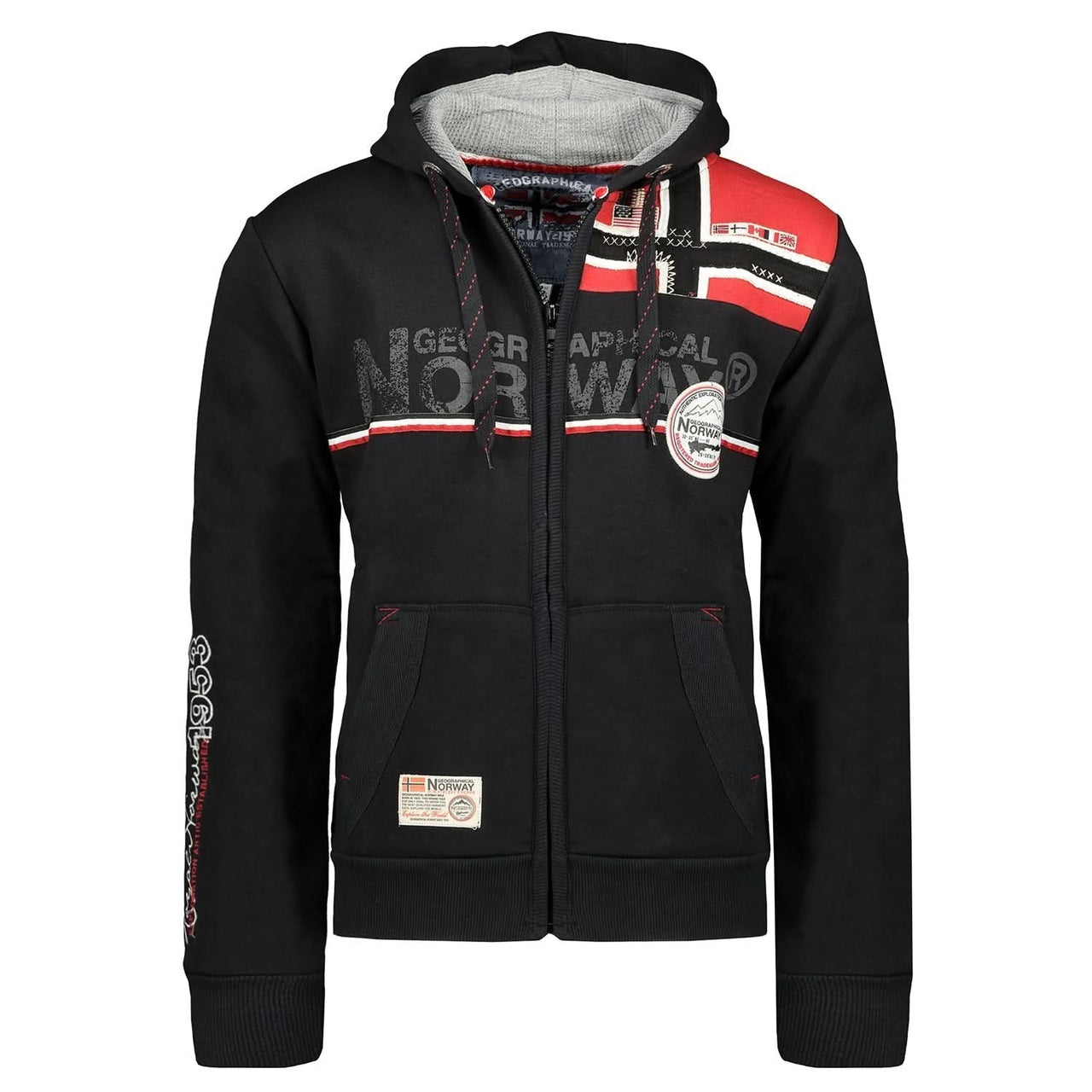 Geographical Norway Faponie Man - Men's hooded sweatshirt - Geographical Norway FAPONIE_MEN_GRIS_CLAIR_SDB-FAPONIE_MEN_GRIS_CLAIR_M_SDB-FAPONIE_MEN_GRIS_CLAIR_L_SDB-FAPONIE_MEN_GRIS_CLAIR_XL_SDB-FAPONIE_MEN_GRIS_CLAIR_XXL_SDB-FAPONIE_MEN_GRIS_FONCE_S_SDB-FAPONIE_MEN_GRIS_FONCE_M_SDB-FAPONIE_MEN_GRIS_FONCE_L_SDB-FAPONIE_MEN_GRIS_FONCE_XL_SDB-FAPONIE_MEN_GRIS_FONCE_XXL_SDB