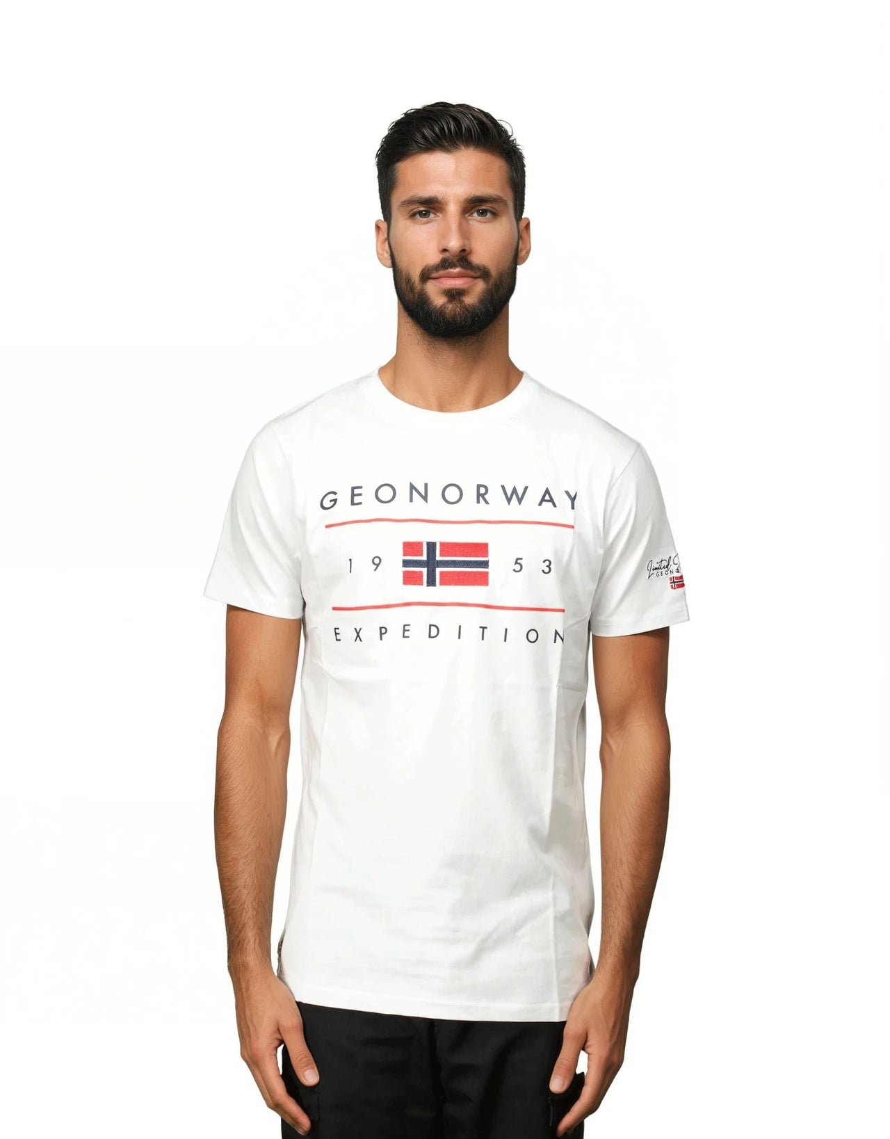Geographical Norway JEZOLO - T-Shirt Men Short Sleeve with Flag - Geographical Norway JEZOLO_MEN_GRIS_CLAIR_S_SDB-JEZOLO_MEN_MARINE_S_SDB-JEZOLO_MEN_BLANC_S_SDB-JEZOLO_MEN_GRIS_CLAIR_M_SDB-JEZOLO_MEN_MARINE_M_SDB-JEZOLO_MEN_BLANC_M_SDB-JEZOLO_MEN_GRIS_CLAIR_L_SDB-JEZOLO_MEN_MARINE_L_SDB-JEZOLO_MEN_BLANC_L_SDB-JEZOLO_MEN_GRIS_CLAIR_XL_SDB