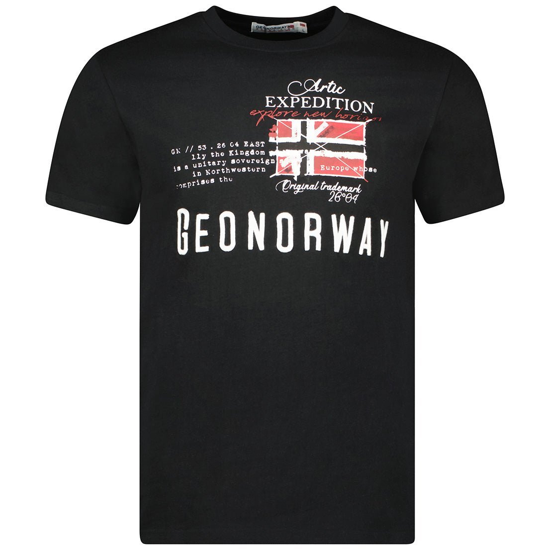 Geographical Norway Jason Homme - T-shirt Round Neck and Short Sleeves - Geographical Norway JASON_MEN_GRIS_CLAIR_S_SDB-JASON_MEN_NOIR_S_SDB-JASON_MEN_GRIS_CLAIR_M_SDB-JASON_MEN_ROUGE_M_SDB-JASON_MEN_NOIR_M_SDB-JASON_MEN_MARINE_M_SDB-JASON_MEN_GRIS_CLAIR_L_SDB-JASON_MEN_ROUGE_L_SDB-JASON_MEN_NOIR_L_SDB-JASON_MEN_MARINE_L_SDB