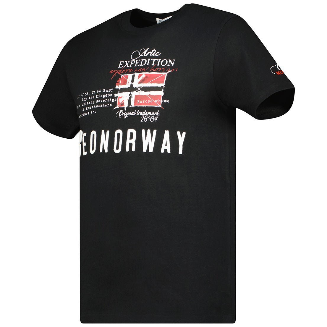 Geographical Norway Jason Homme - T-shirt Round Neck and Short Sleeves - Geographical Norway JASON_MEN_GRIS_CLAIR_S_SDB-JASON_MEN_NOIR_S_SDB-JASON_MEN_GRIS_CLAIR_M_SDB-JASON_MEN_ROUGE_M_SDB-JASON_MEN_NOIR_M_SDB-JASON_MEN_MARINE_M_SDB-JASON_MEN_GRIS_CLAIR_L_SDB-JASON_MEN_ROUGE_L_SDB-JASON_MEN_NOIR_L_SDB-JASON_MEN_MARINE_L_SDB