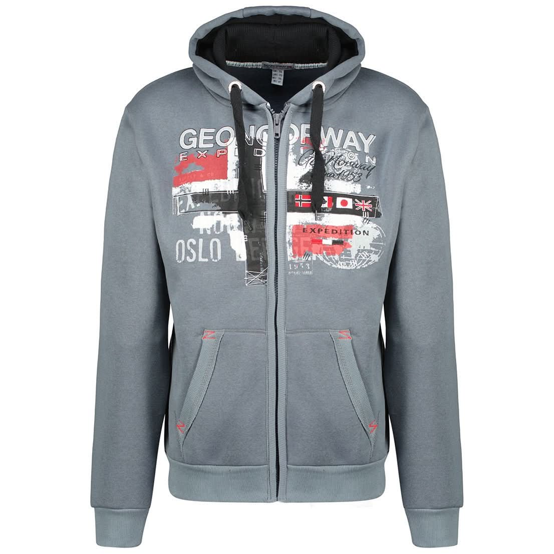 Geographical Norway Getchup Man - Hooded sweatshirt - Geographical Norway GETCHUP_MEN_NOIR_S_EO_SDB-GETCHUP_MEN_GRIS_FONCE_M_EO_SDB-GETCHUP_MEN_GRIS_CLAIR_M_EO_SDB-GETCHUP_MEN_MARINE_S_EO_SDB-GETCHUP_MEN_NOIR_M_EO_SDB-GETCHUP_MEN_GRIS_CLAIR_L_EO_SDB-GETCHUP_MEN_MARINE_M_EO_SDB-GETCHUP_MEN_GRIS_FONCE_L_EO_SDB-GETCHUP_MEN_NOIR_L_EO_SDB-GETCHUP_MEN_MARINE_L_EO_SDB