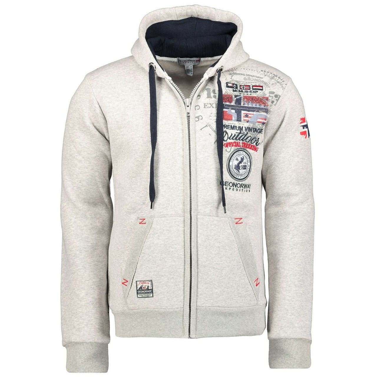 Geographical Norway Gotham Homme - Hooded sweatshirt - Geographical Norway GOTHAM_MEN_GRIS_CLAIR_S_EO_SDB-GOTHAM_MEN_GRIS_CLAIR_M_EO_SDB-GOTHAM_MEN_GRIS_CLAIR_L_EO_SDB-GOTHAM_MEN_GRIS_CLAIR_XL_EO_SDB-GOTHAM_MEN_GRIS_CLAIR_XXL_EO_SDB-GOTHAM_MEN_GRIS_CLAIR_3XL_EO_SDB-GOTHAM_MEN_MARINE_S_EO_SDB-GOTHAM_MEN_MARINE_M_EO_SDB-GOTHAM_MEN_MARINE_L_EO_SDB-GOTHAM_MEN_MARINE_XL_EO_SDB