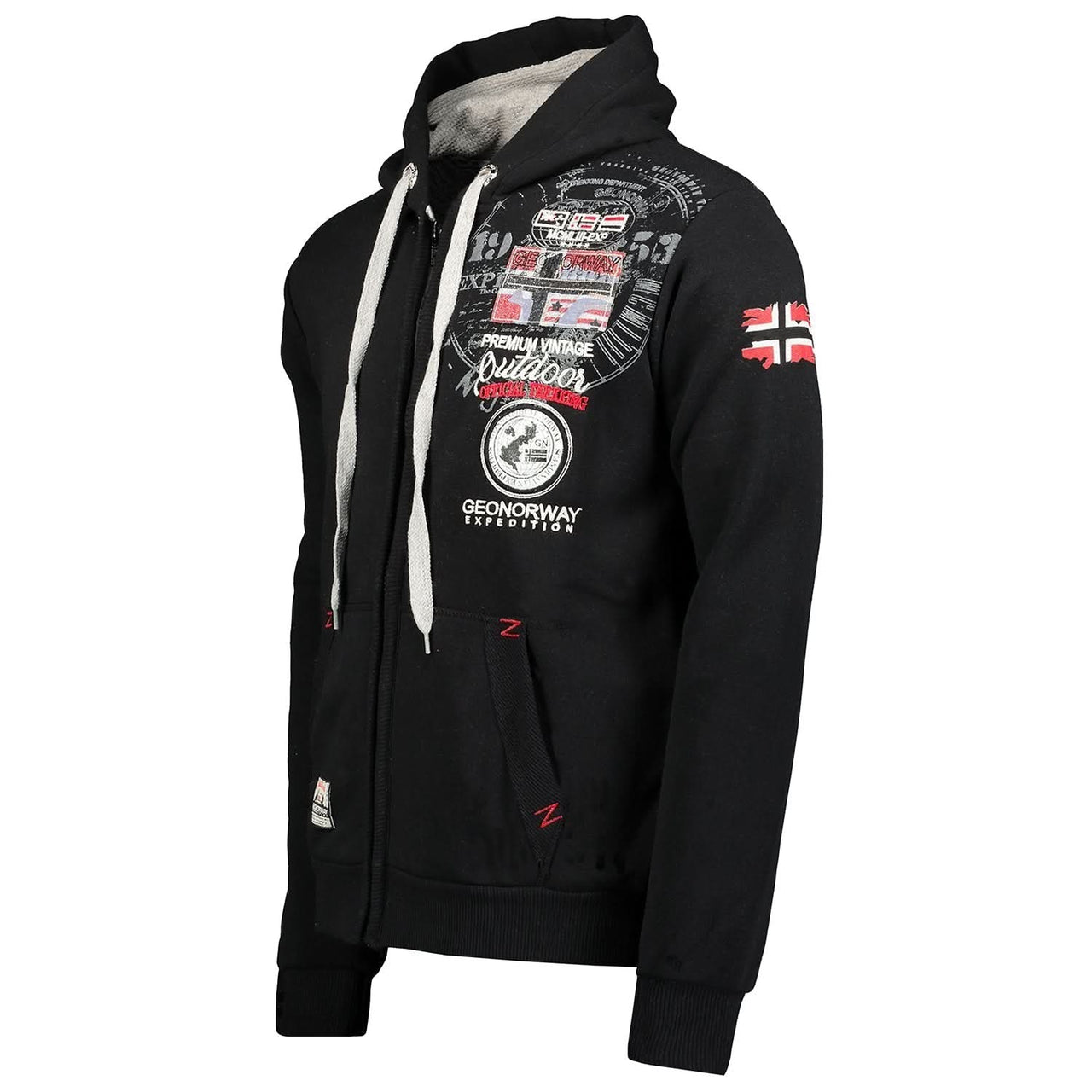 Geographical Norway Gotham Homme - Hooded sweatshirt - Geographical Norway GOTHAM_MEN_GRIS_CLAIR_S_EO_SDB-GOTHAM_MEN_GRIS_CLAIR_M_EO_SDB-GOTHAM_MEN_GRIS_CLAIR_L_EO_SDB-GOTHAM_MEN_GRIS_CLAIR_XL_EO_SDB-GOTHAM_MEN_GRIS_CLAIR_XXL_EO_SDB-GOTHAM_MEN_GRIS_CLAIR_3XL_EO_SDB-GOTHAM_MEN_MARINE_S_EO_SDB-GOTHAM_MEN_MARINE_M_EO_SDB-GOTHAM_MEN_MARINE_L_EO_SDB-GOTHAM_MEN_MARINE_XL_EO_SDB