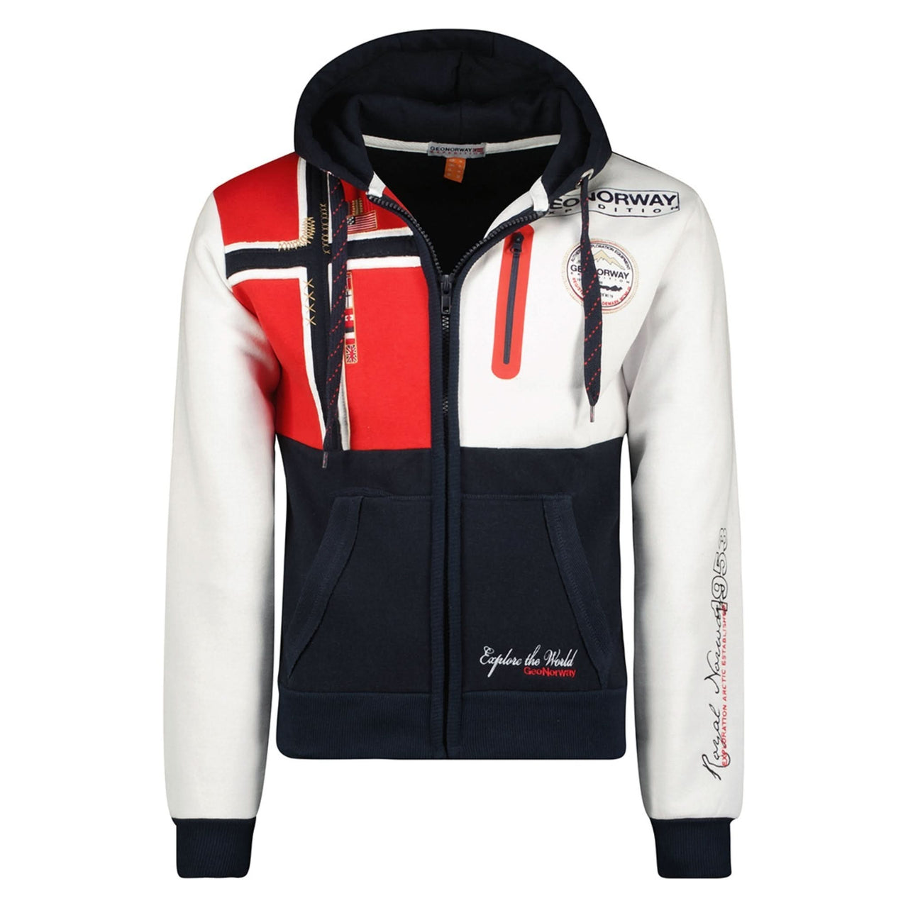Geographical Norway Gexplore Man - Zip-up sweatshirt - Geographical Norway GEXPLORE_MEN_GRIS_CLAIR_M_SDB-GEXPLORE_MEN_GRIS_FONCE_M_SDB-GEXPLORE_MEN_NOIR_SDB-GEXPLORE_MEN_MARINE_SDB-GEXPLORE_MEN_GRIS_CLAIR_L_SDB-GEXPLORE_MEN_NOIR_M_SDB-GEXPLORE_MEN_GRIS_FONCE_L_SDB-GEXPLORE_MEN_MARINE_M_SDB-GEXPLORE_MEN_NOIR_L_SDB-GEXPLORE_MEN_MARINE_L_SDB