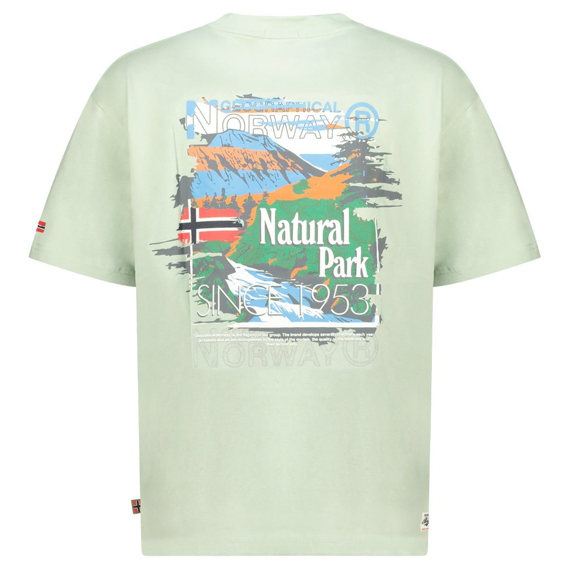 Geographical Norway Jpark Homme - T-shirt printed with flags - Geographical Norway JPARK_MEN_AMANDE_S_SDB-JPARK_MEN_NOIR_S_SDB-JPARK_MEN_BLANC_CASSE_S_SDB-JPARK_MEN_AMANDE_M_SDB-JPARK_MEN_BLANC_CASSE_M_SDB-JPARK_MEN_NOIR_M_SDB-JPARK_MEN_AMANDE_L_SDB-JPARK_MEN_BLANC_CASSE_L_SDB-JPARK_MEN_NOIR_L_SDB-JPARK_MEN_BLANC_CASSE_XL_SDB