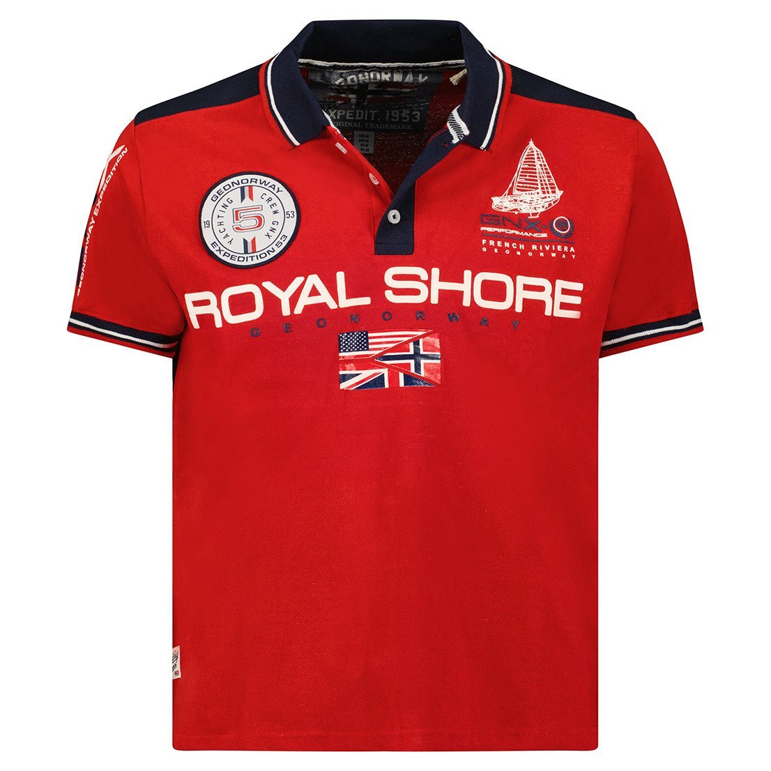 Geographical Norway Kamacho Homme - Short-sleeved polo shirt - Geographical Norway KAMACHO_MEN_BLEU_S_SDB-KAMACHO_MEN_BLANC_M_SDB-KAMACHO_MEN_BLEU_M_SDB-KAMACHO_MEN_BLANC_L_SDB-KAMACHO_MEN_BLANC_XL_SDB-KAMACHO_MEN_BLEU_L_SDB-KAMACHO_MEN_BLEU_XL_SDB-KAMACHO_MEN_BLEU_XXL_SDB-KAMACHO_MEN_CORAIL_M_SDB-KAMACHO_MEN_CORAIL_L_SDB