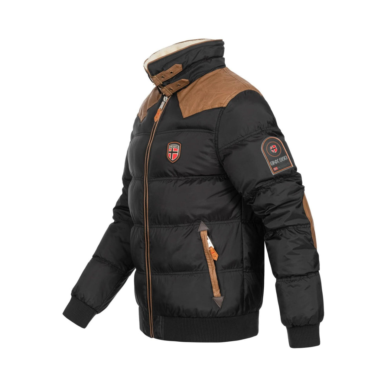 Geographical Norway Abramovitch Men - Quilted Puffer jacket Black - Geographical Norway - S Black