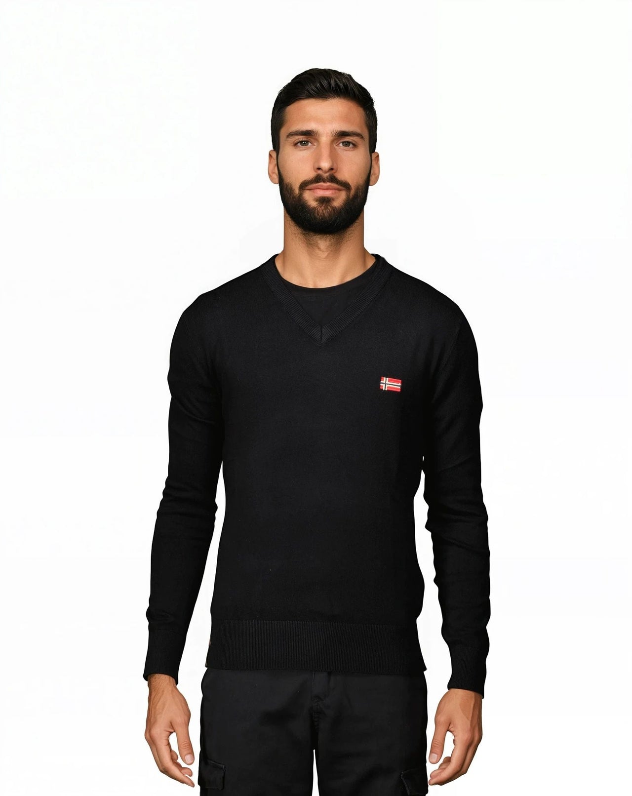 Geographical Norway FELIN Homme - Round neck sweater - Geographical Norway FELIN_MEN_GRIS_CLAIR_SDB-FELIN_MEN_GRIS_FONCE_SDB-FELIN_MEN_OLIVE_SDB-FELIN_MEN_NOIR_S_SDB-FELIN_MEN_GRIS_CLAIR_M_SDB-FELIN_MEN_GRIS_FONCE_M_SDB-FELIN_MEN_OLIVE_M_SDB-FELIN_MEN_NOIR_M_SDB-FELIN_MEN_GRIS_CLAIR_L_SDB-FELIN_MEN_GRIS_FONCE_L_SDB