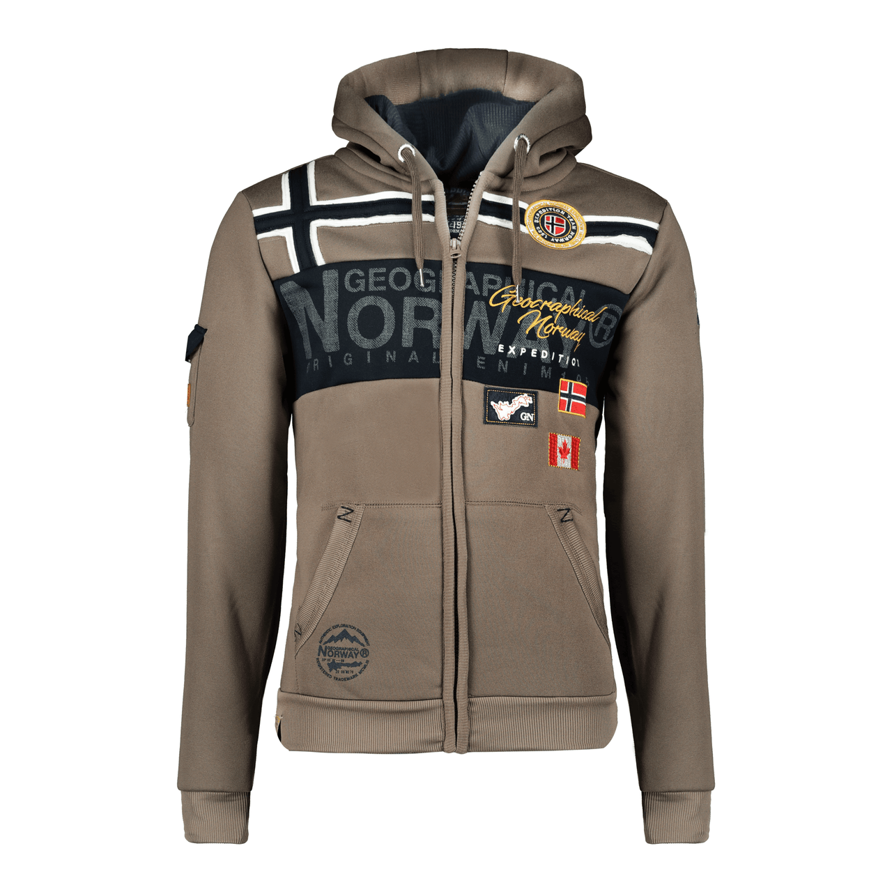 Geographical Norway Garadock Man - Sweat - Geographical Norway - S Taupe
