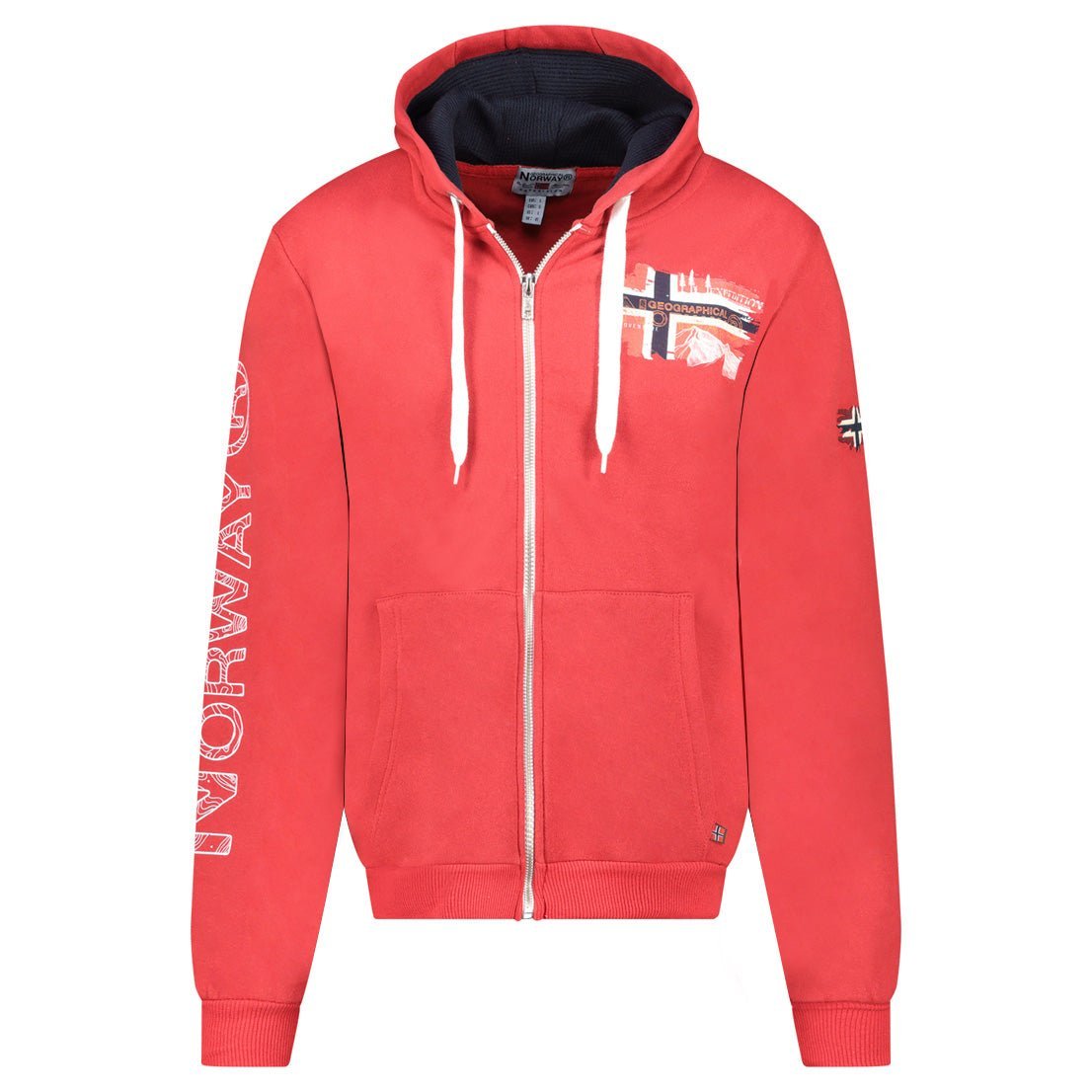 Geographical Norway GYSUIS Men - Hooded sweatshirt with prints and flag - Geographical Norway GYSUIS_MEN_NOIR_S_SDB-GYSUIS_MEN_BLANC_S_SDB-GYSUIS_MEN_MARINE_S_SDB-GYSUIS_MEN_BLANC_M_SDB-GYSUIS_MEN_MARINE_M_SDB-GYSUIS_MEN_NOIR_M_SDB-GYSUIS_MEN_MARINE_L_SDB-GYSUIS_MEN_BLANC_L_SDB-GYSUIS_MEN_NOIR_L_SDB-GYSUIS_MEN_MARINE_XL_SDB