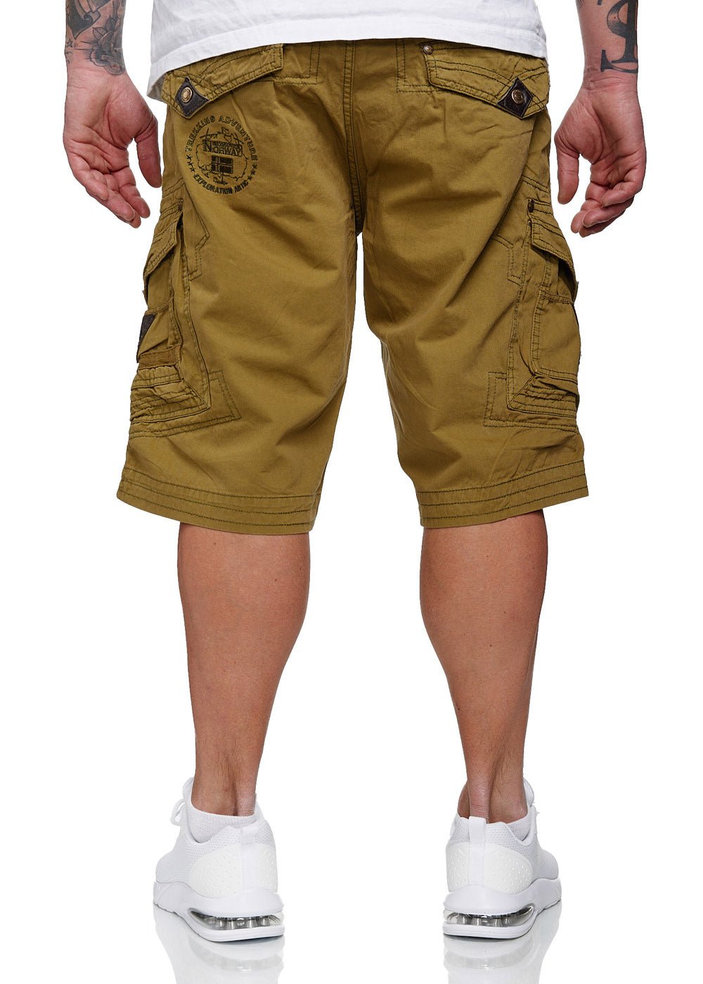Geographical Norway Peanut Homme - Bermuda shorts - Geographical Norway - S Mastic