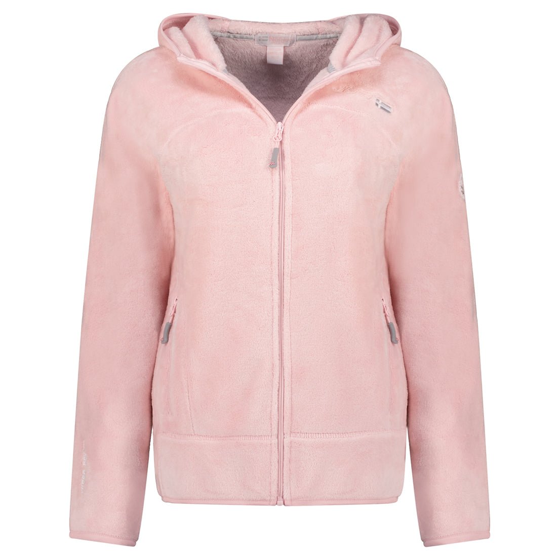 Geographical Norway Upalood Women - Zip fleece - Geographical Norway - S Powder Pink