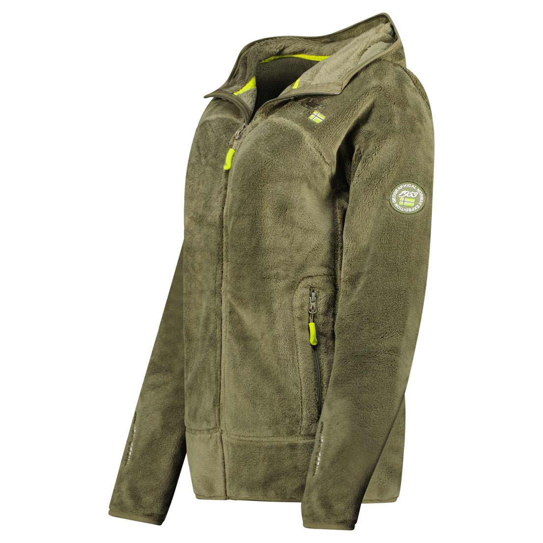 Geographical Norway Upalood Women - Zipped fleece - Geographical Norway - S Olive
