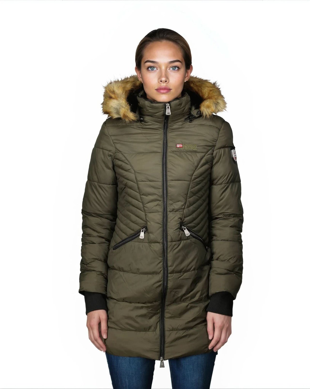 Geographical Norway Geographical Norway Abeille Femme - Parka cálida con capucha - Geographical Norway ABEILLE_LADY_KAKI_S_SDB-ABEILLE_LADY_MARINE_S_SDB-ABEILLE_LADY_NOIR_S_SDB-BEE_LADY_MOLE_SDB-BEE_LADY_KHAKI_M_SDB-BEE_LADY_MARINE_M_SDB-BEE_LADY_BLACK_M_SDB-BEE_LADY_MOLE_M_SDB-BEE_LADY_KHAKI_L_SDB-BEE_LADY_MARINE_L_SDB
