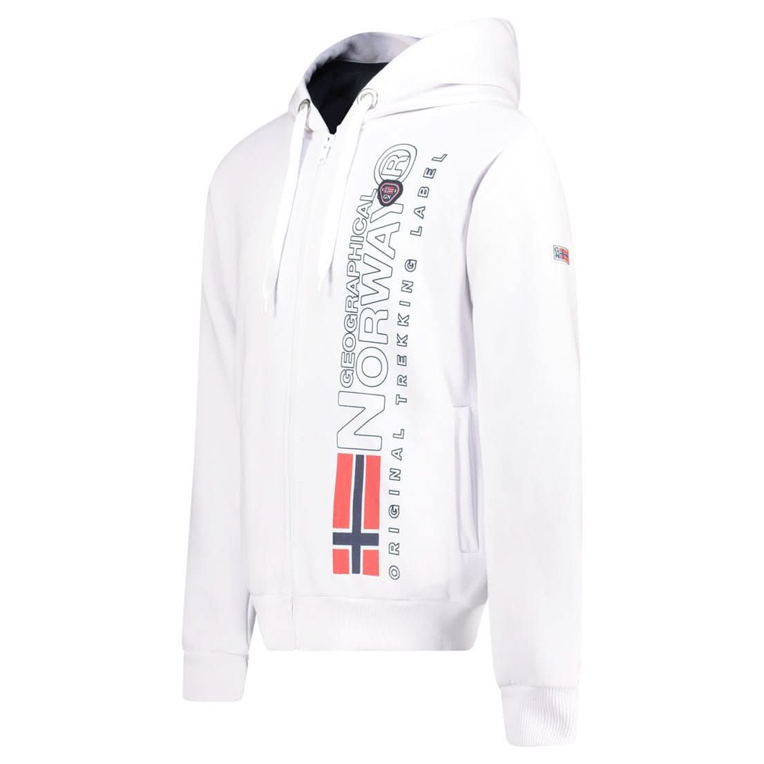 Geographical Norway Geographical Norway FOGORA Hombre - Sudadera con capucha y estampados y bandera en la manga - Geographical Norway FOGORA_MEN_GRIS_CLAIR_S_S_SDB-FOGORA_MEN_NOIR_S_SDB-FOGORA_MEN_BLANC_S_SDB-FOGORA_MEN_MARINE_S_SDB-FOGORA_MEN_GREY_LIGHT_M_SDB-FOGORA_MEN_BLACK_M_SDB-FOGORA_MEN_WHITE_M_SDB-FOGORA_MEN_MARINE_M_SDB-FOGORA_MEN_GREY_LIGHT_L_SDB-FOGORA_MEN_BLACK_L_SDB